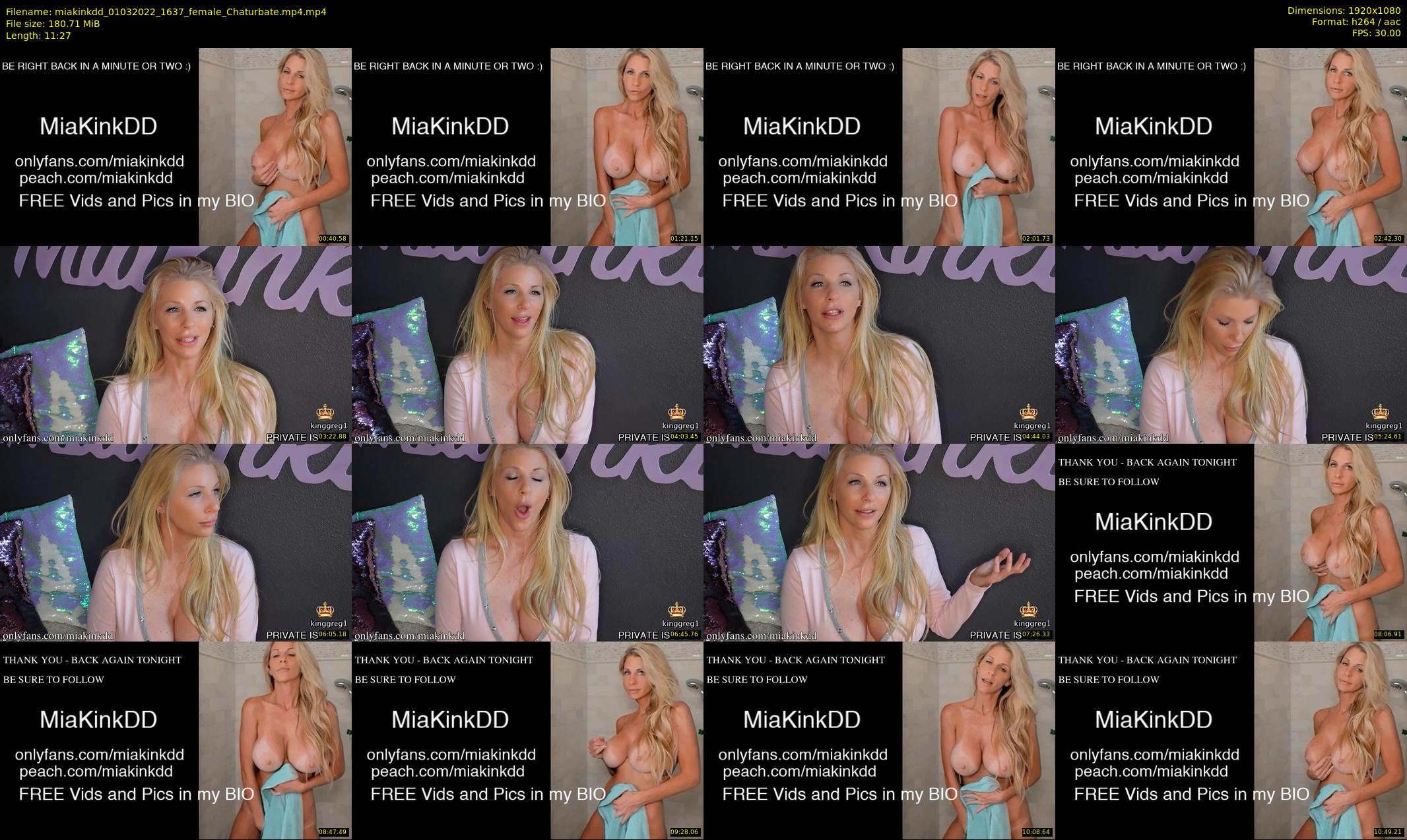 miakinkdd — 12 minute Chaturbate female cam show recording, 1080p, Mar 1, 2022