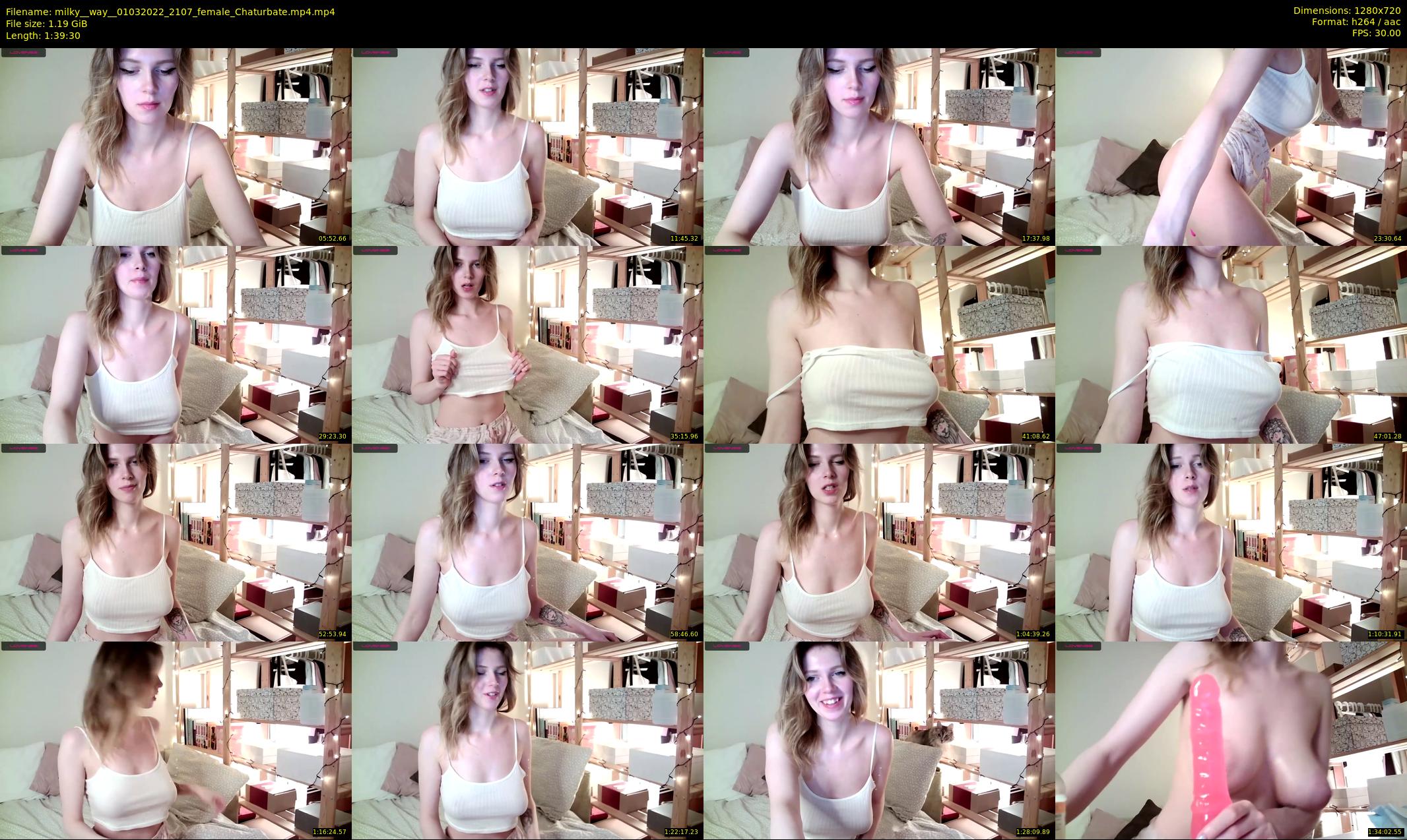 milky__way_ — 100 minute Chaturbate female cam show recording, 720p, Mar 1, 2022