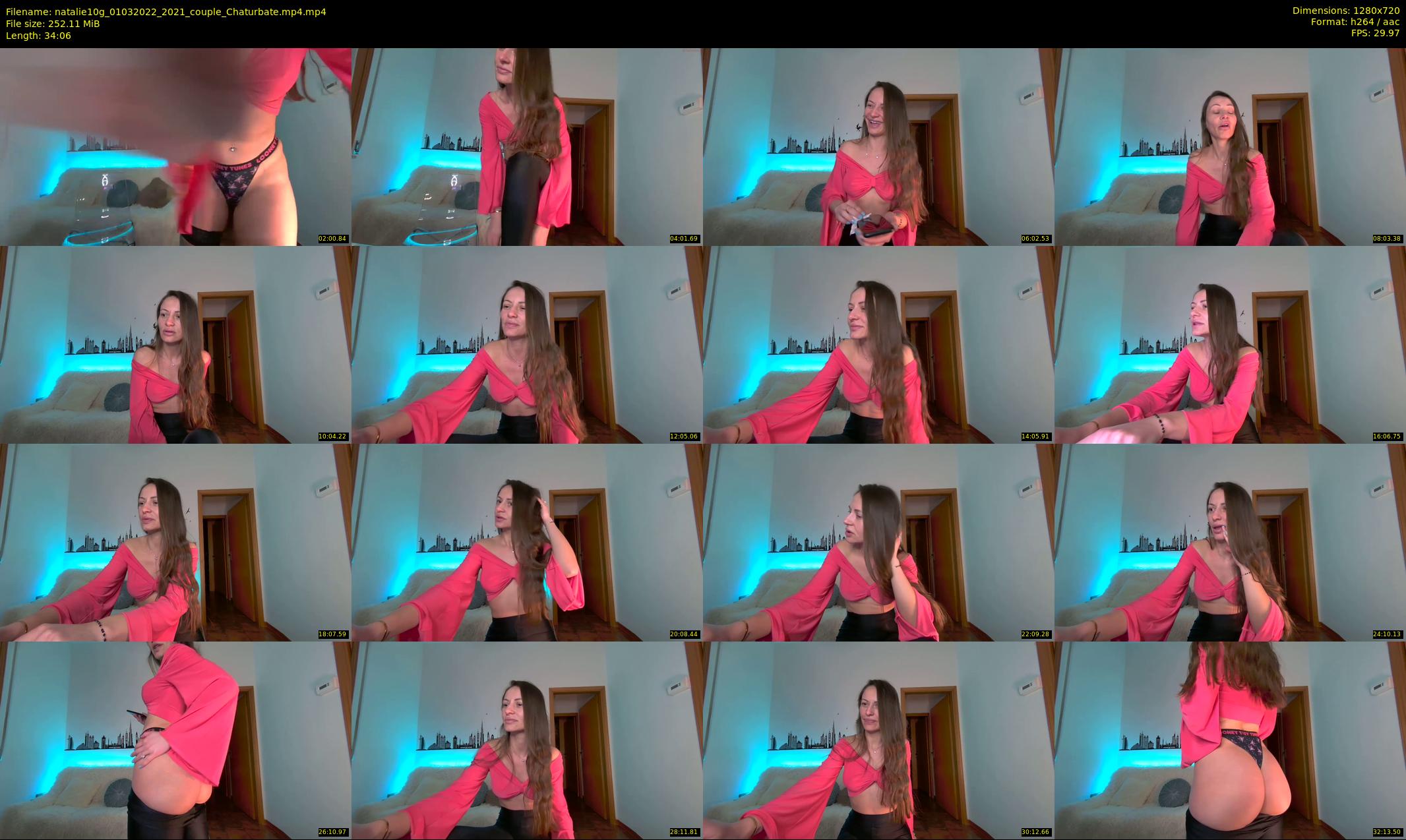natalie10g — 35 minute Chaturbate female cam show recording, 720p, Mar 1, 2022