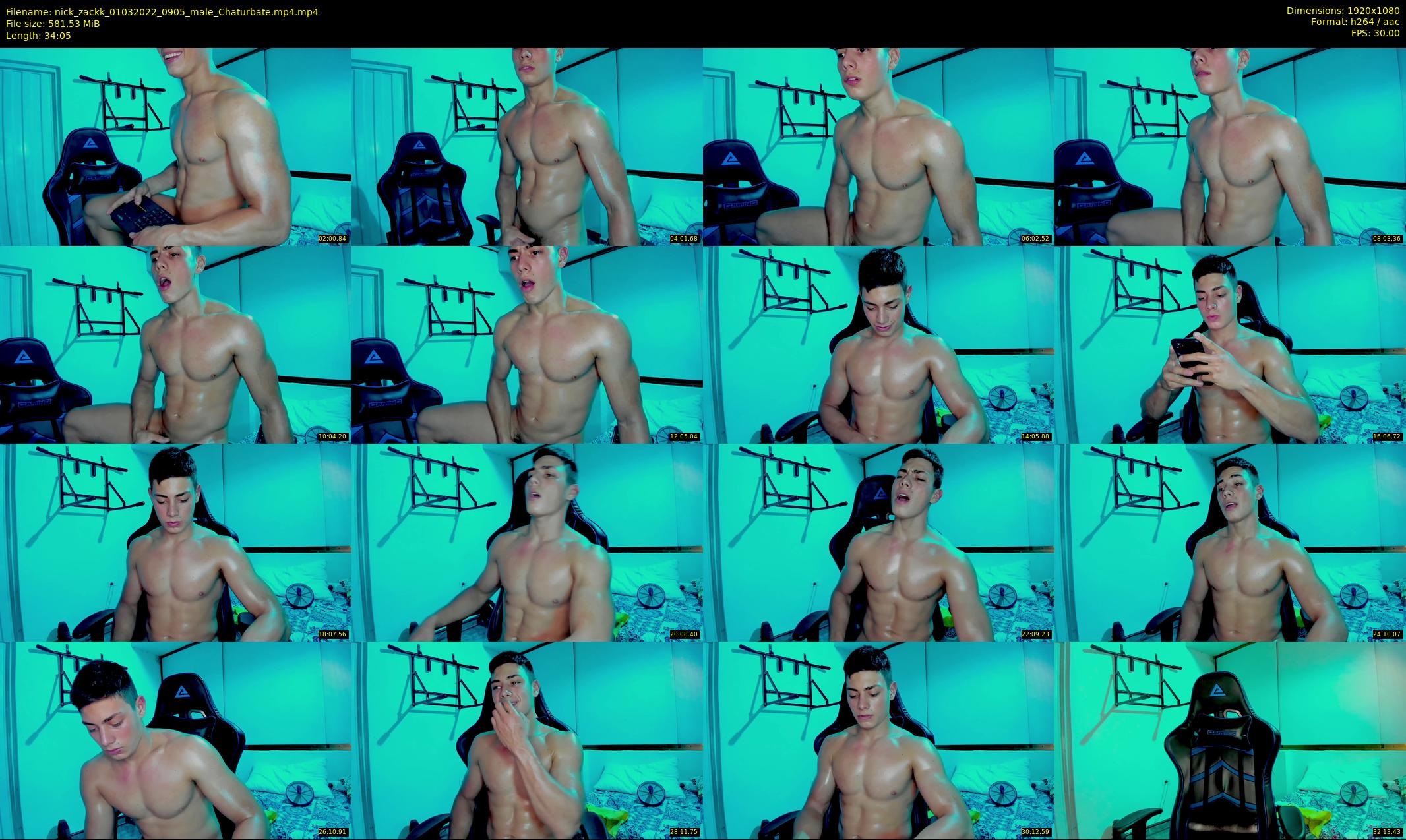 nick_zackk — 35 minute Chaturbate male cam show recording, 1080p, Mar 1, 2022