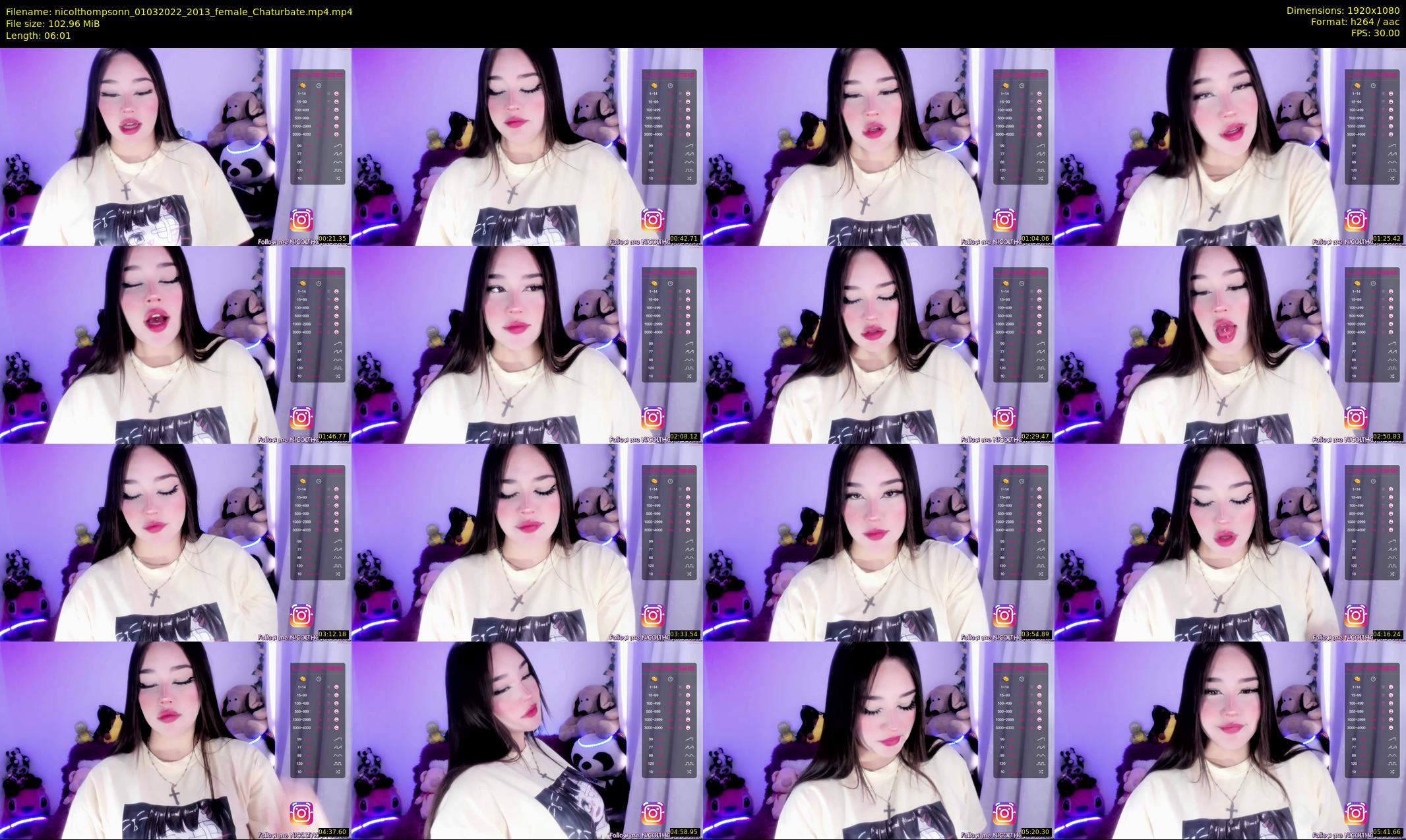nicolthompsonn — 7 minute Chaturbate female cam show recording, 1080p, Mar 1, 2022