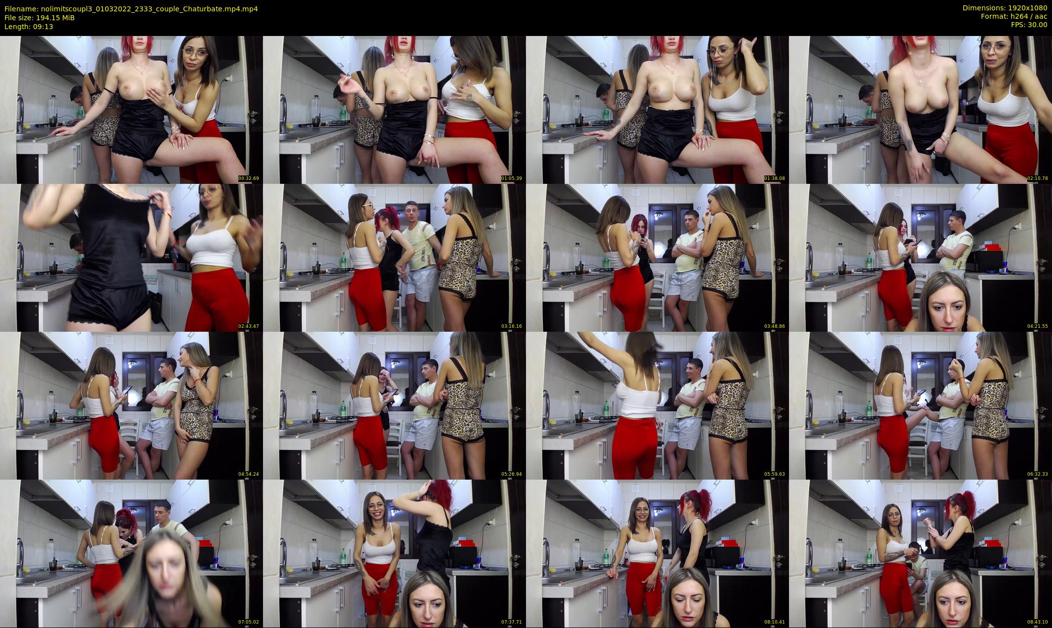 nolimitscoupl3 — 10 minute Chaturbate couple cam show recording, 1080p, Mar 1, 2022