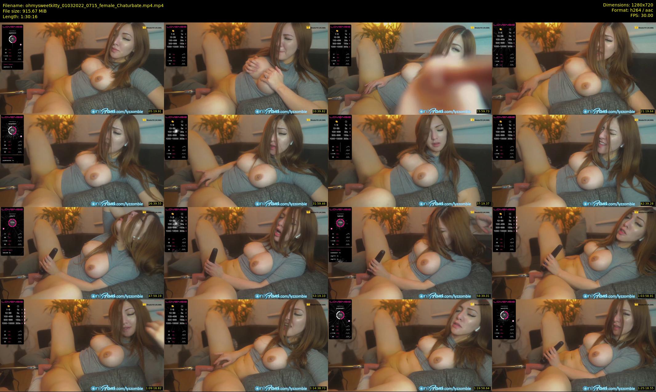 ohmysweetkitty — 91 minute Chaturbate female cam show recording, 720p, Mar 1, 2022