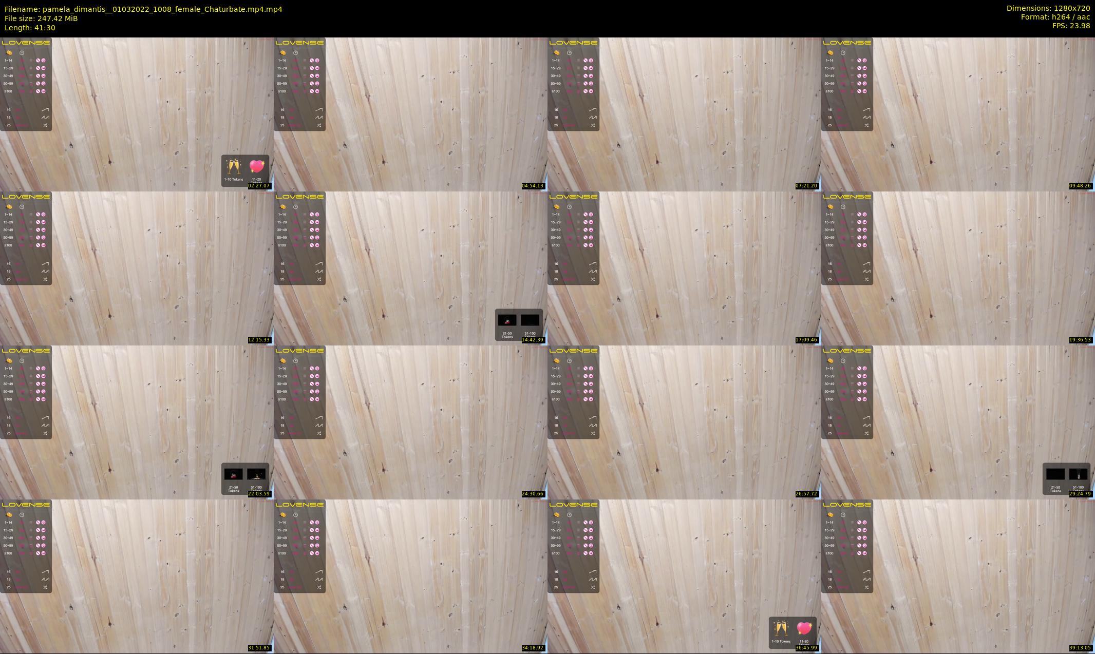 pamela_dimantis_ — 42 minute Chaturbate female cam show recording, 720p, Mar 1, 2022