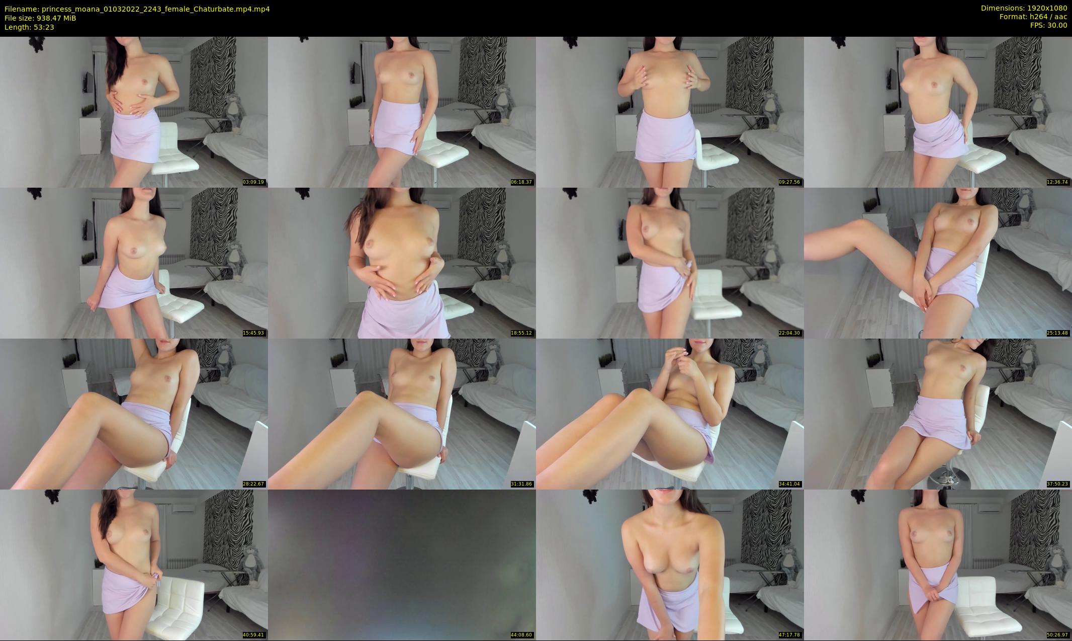 princess_moana — 54 minute Chaturbate female cam show recording, 1080p, Mar 1, 2022
