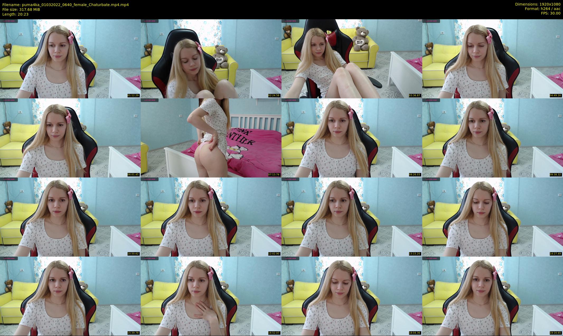 puma4ka — 21 minute Chaturbate female cam show recording, 1080p, Mar 1, 2022