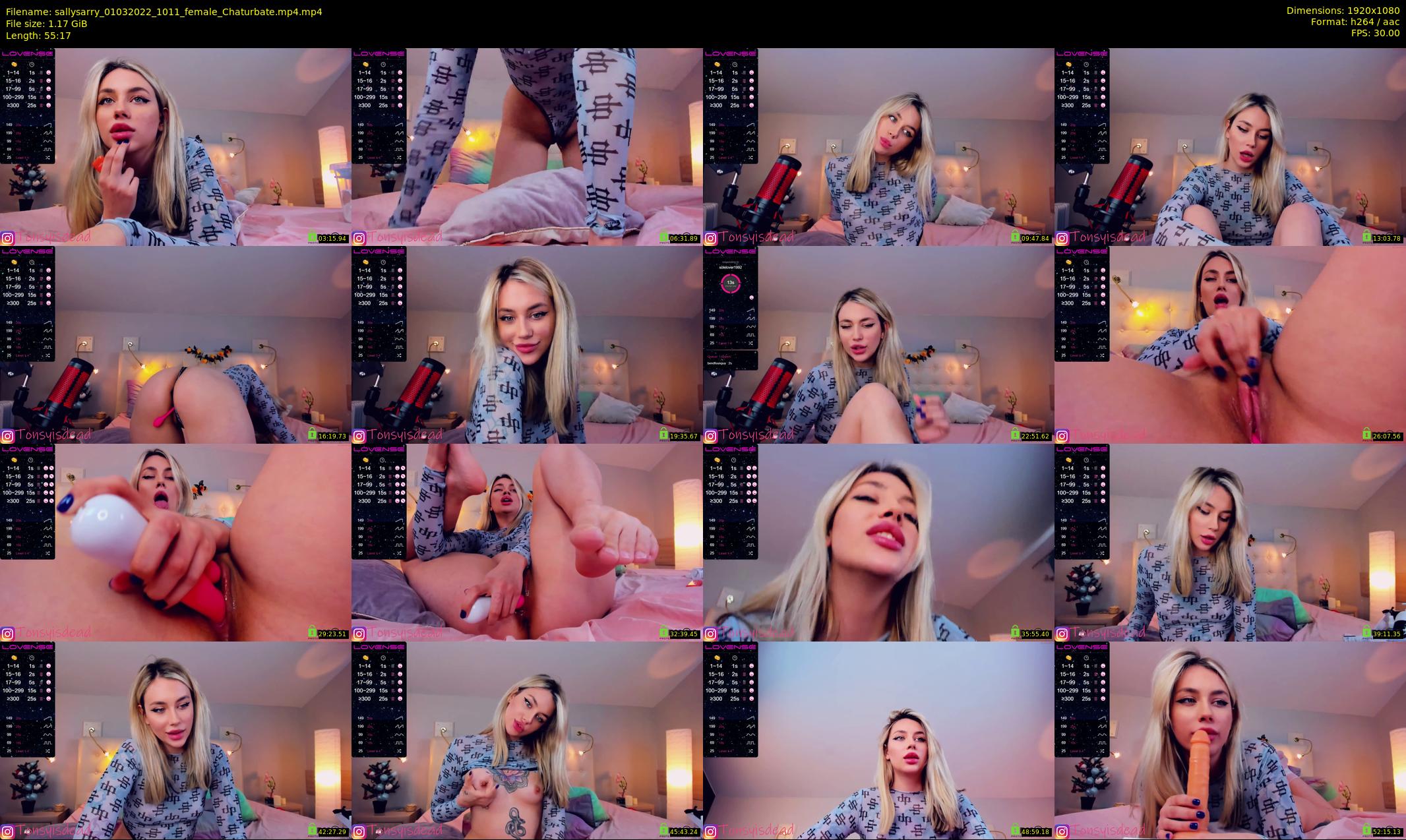 sallysarry — 56 minute Chaturbate couple cam show recording, 1080p, Mar 1, 2022
