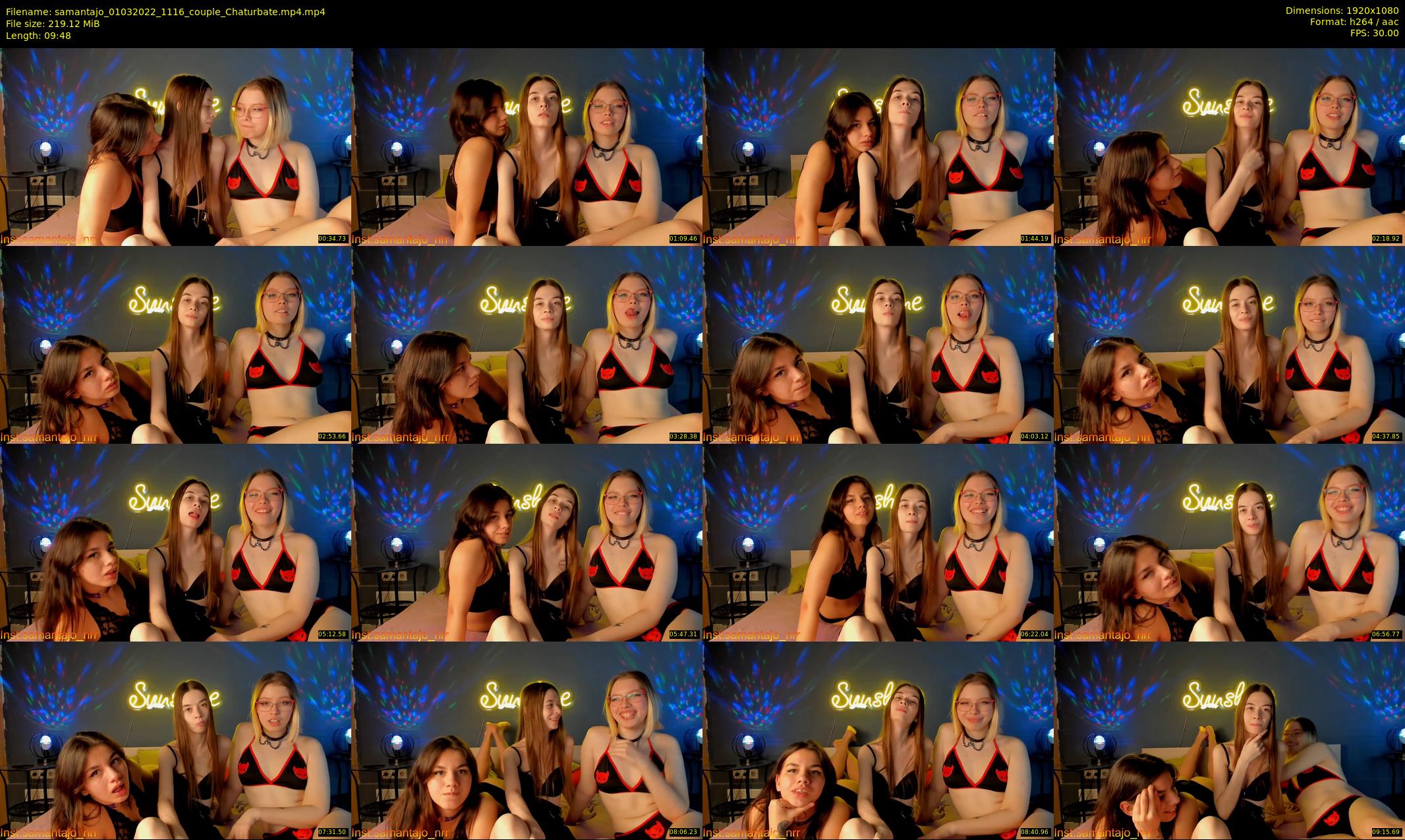 samantajo — 10 minute Chaturbate female cam show recording, 1080p, Mar 1, 2022