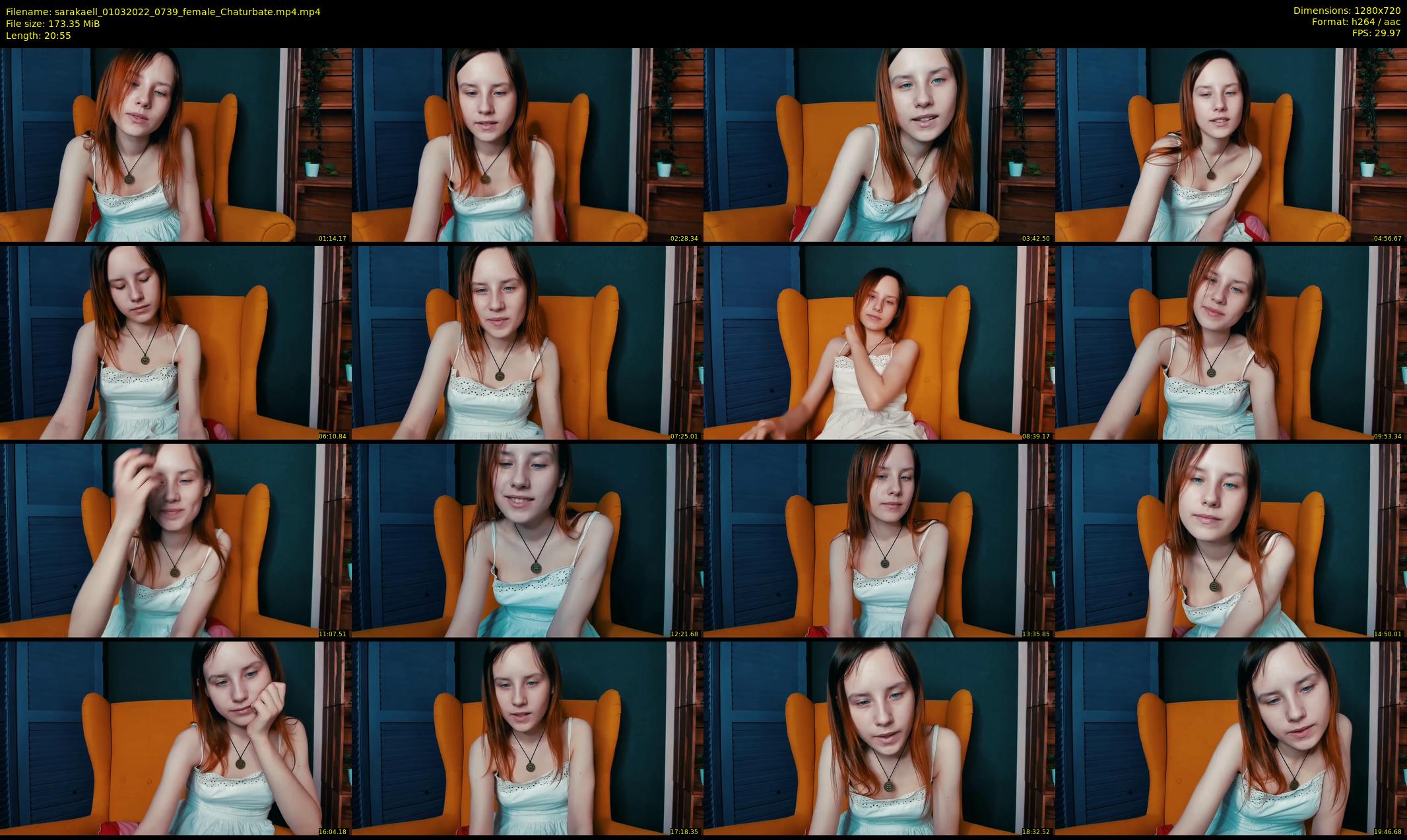 sarakaell — 21 minute Chaturbate female cam show recording, 720p, Mar 1, 2022
