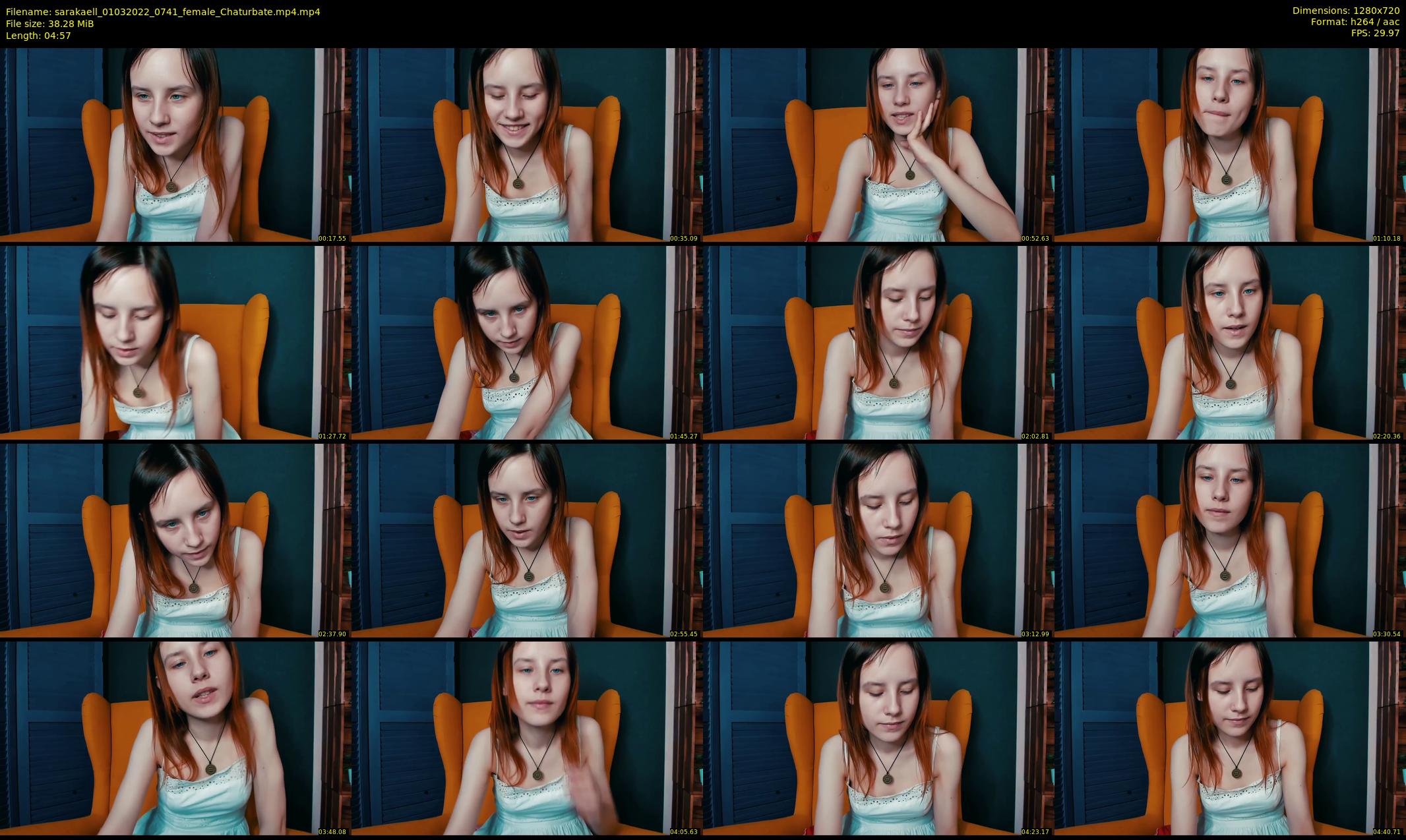 sarakaell — 5 minute Chaturbate female cam show recording, 720p, Mar 1, 2022