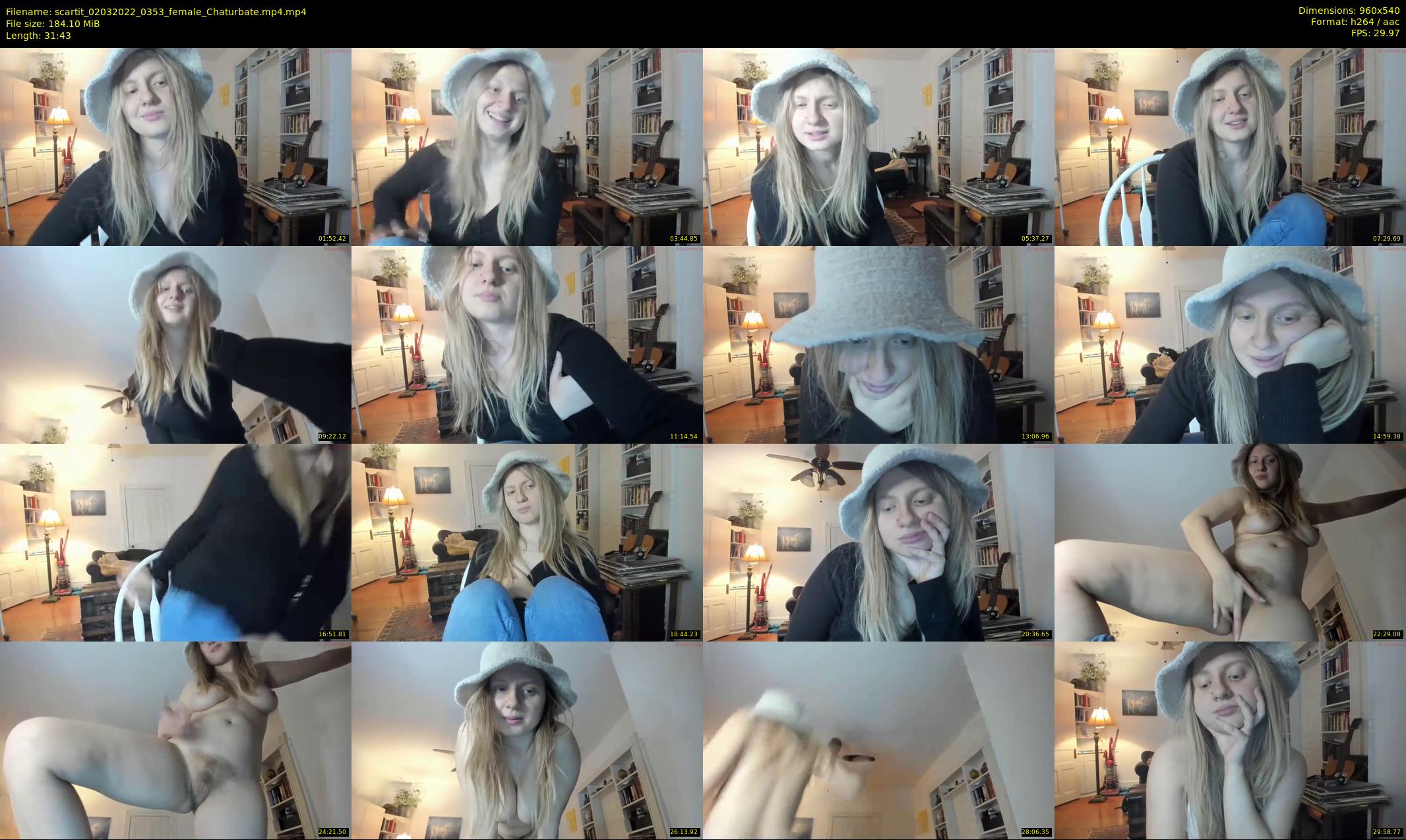scartit — 32 minute Chaturbate female cam show recording, 480p, Mar 2, 2022