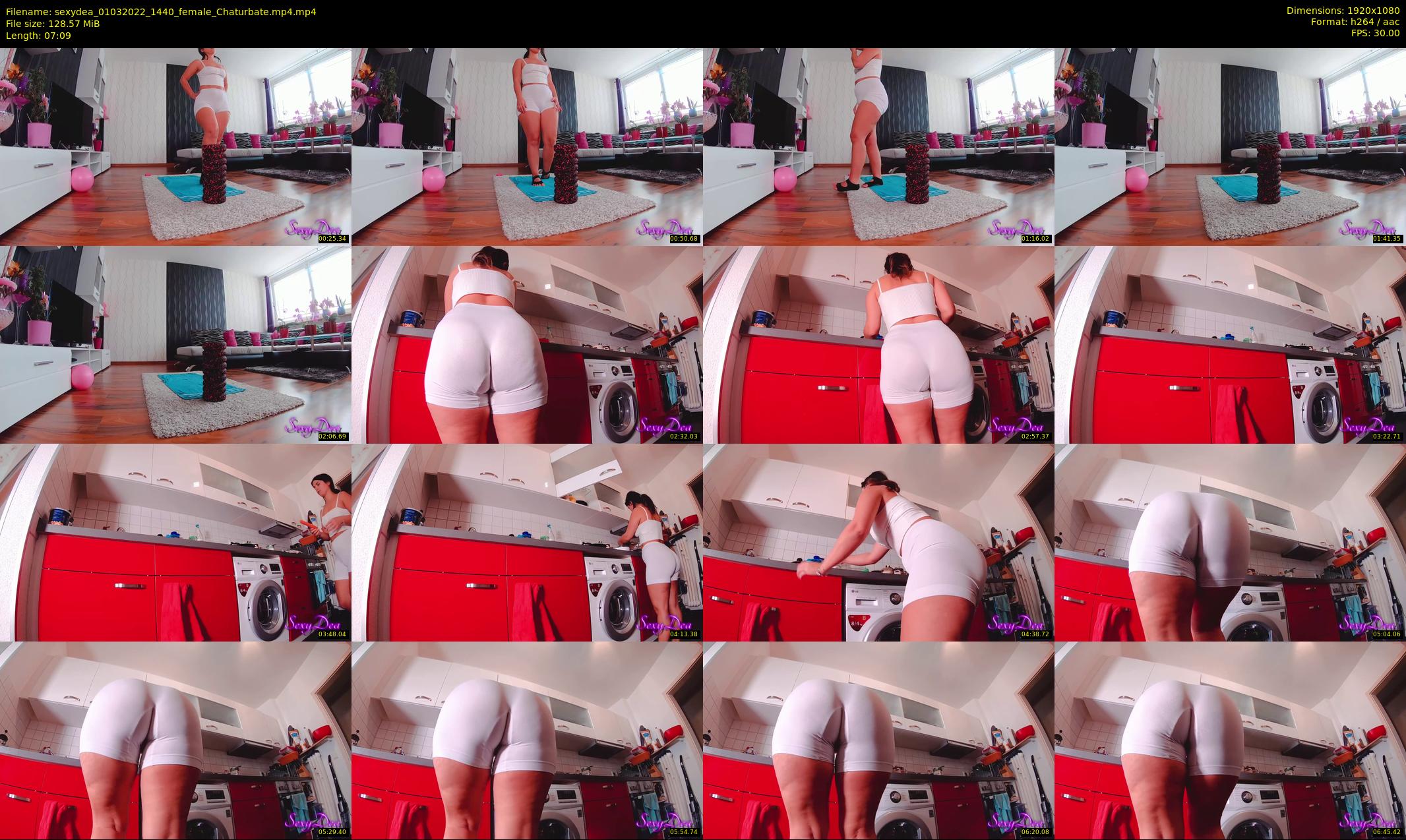sexydea — 8 minute Chaturbate female cam show recording, 1080p, Mar 1, 2022