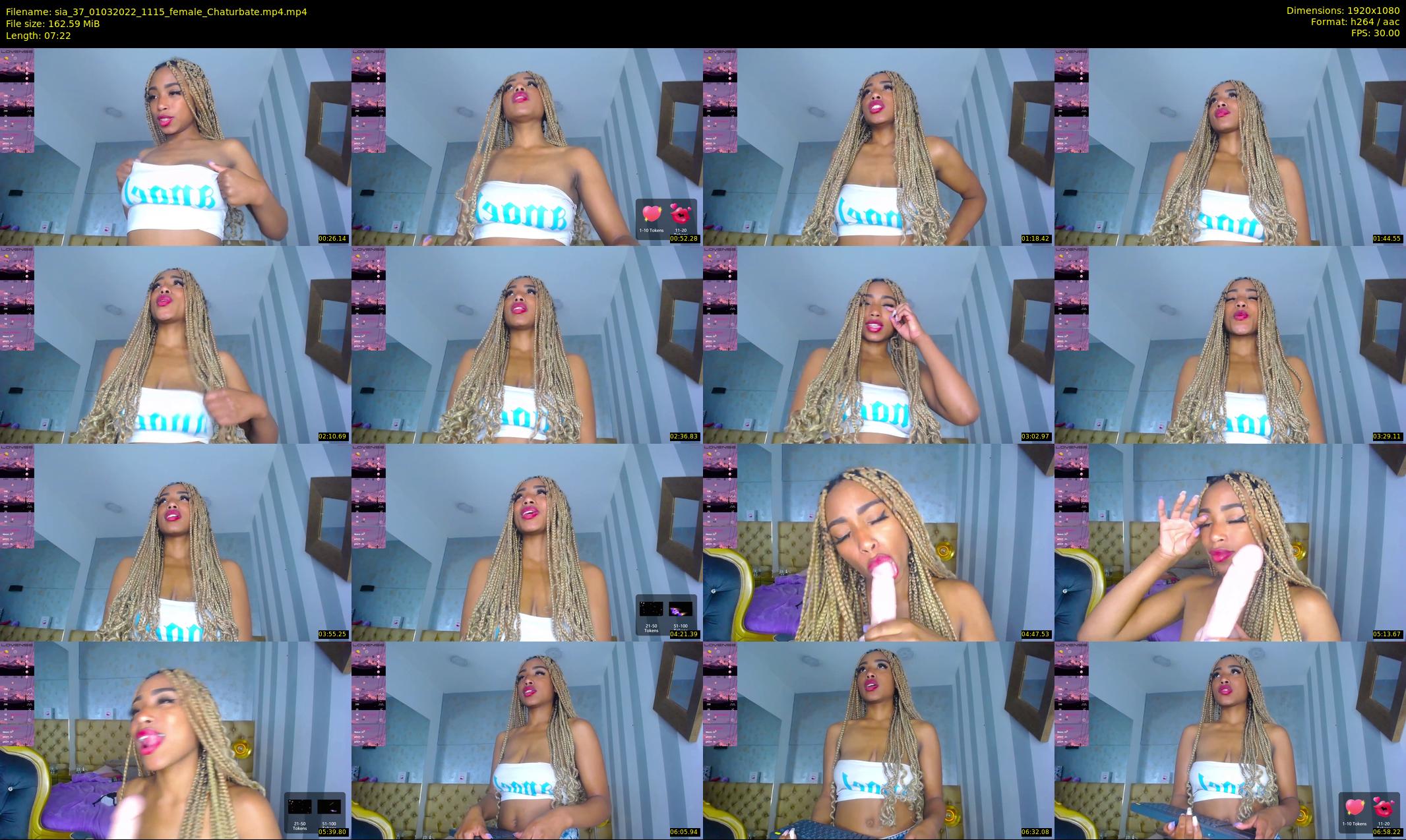 sia_37 — 8 minute Chaturbate female cam show recording, 1080p, Mar 1, 2022