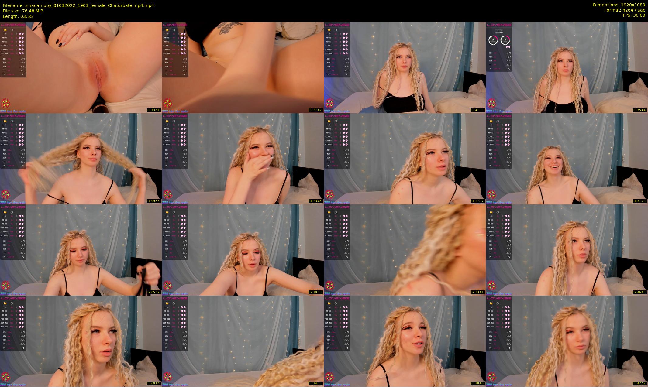 sinacampby — 4 minute Chaturbate couple cam show recording, 1080p, Mar 1, 2022