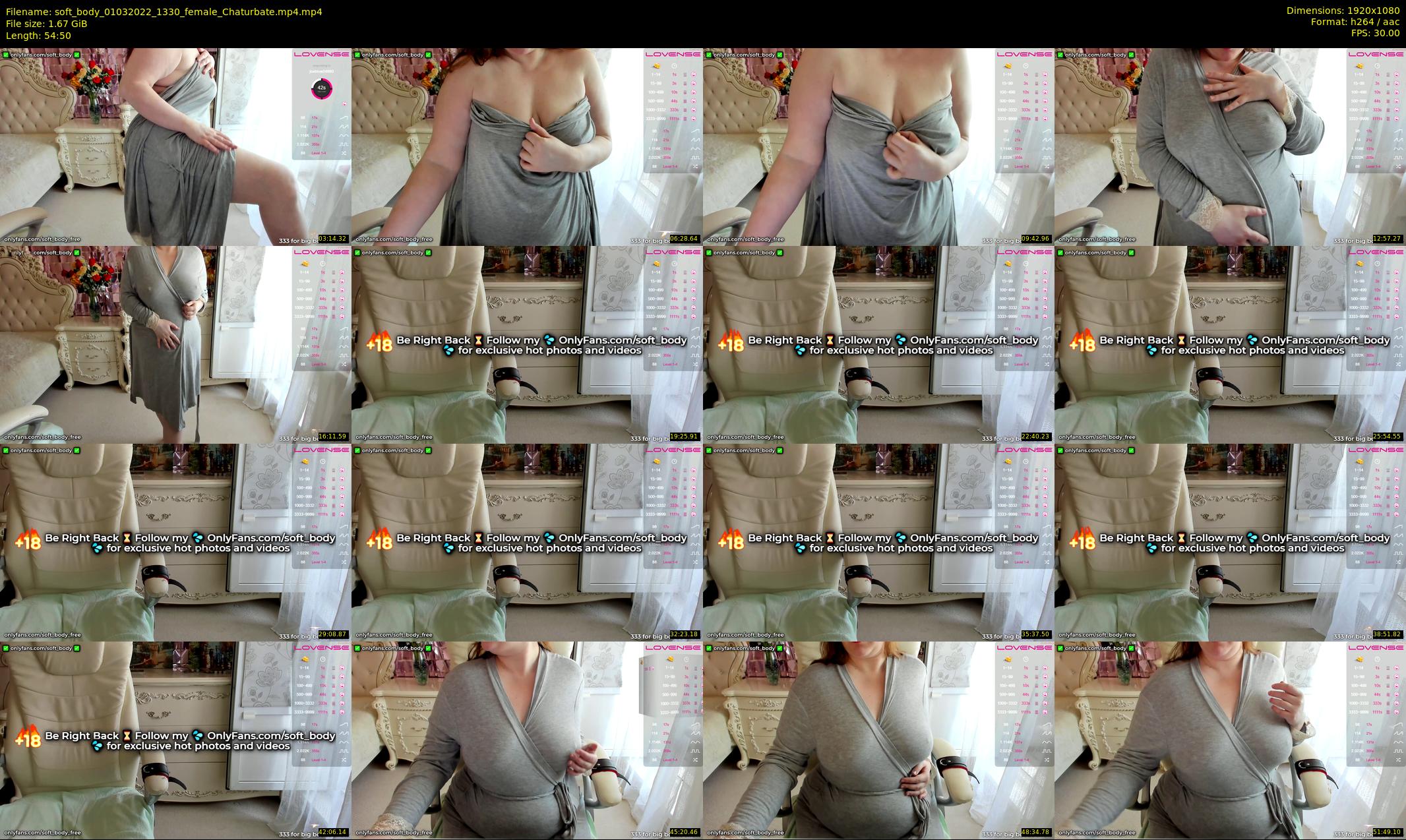 soft_body — 55 minute Chaturbate female cam show recording, 1080p, Mar 1, 2022