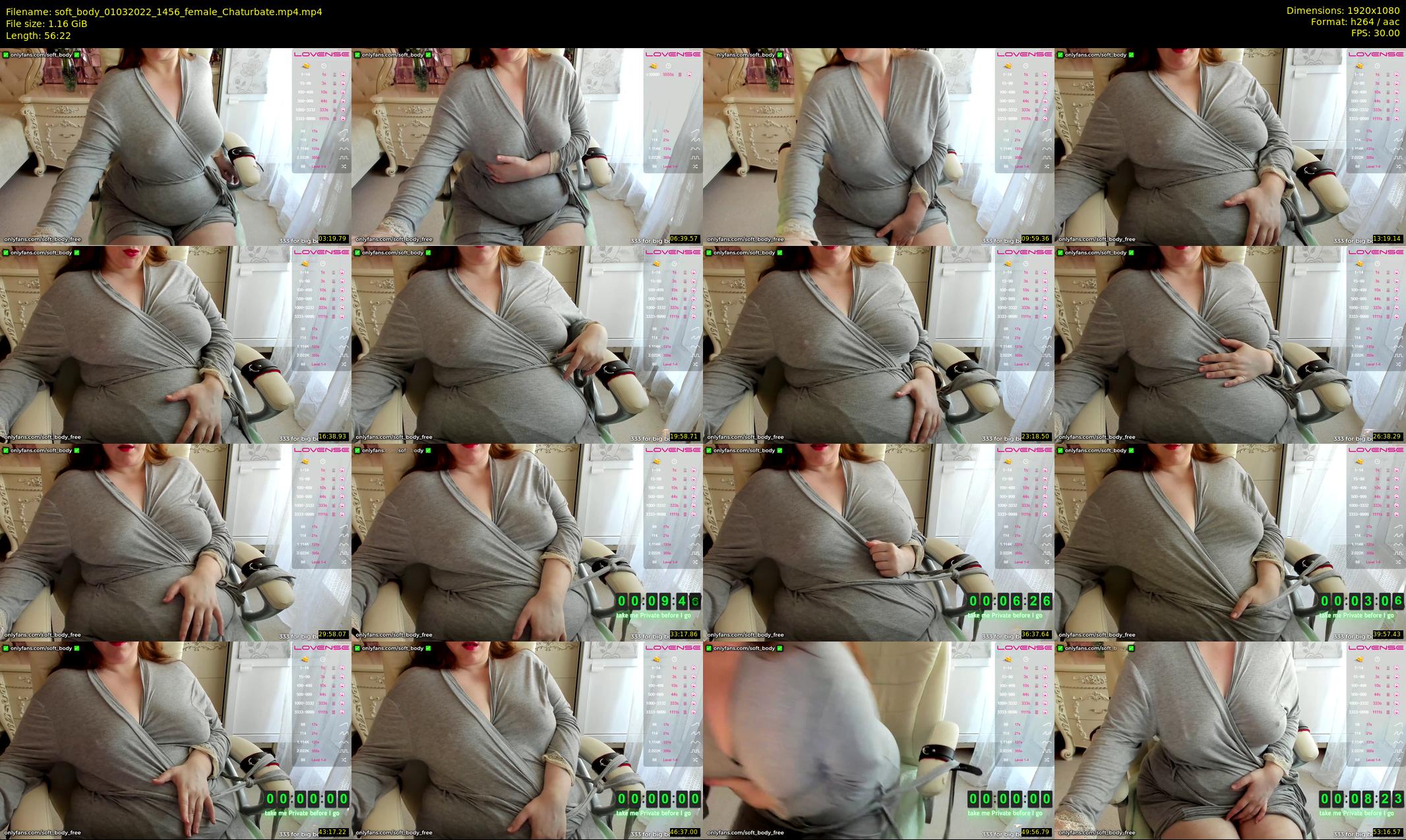 soft_body — 57 minute Chaturbate female cam show recording, 1080p, Mar 1, 2022
