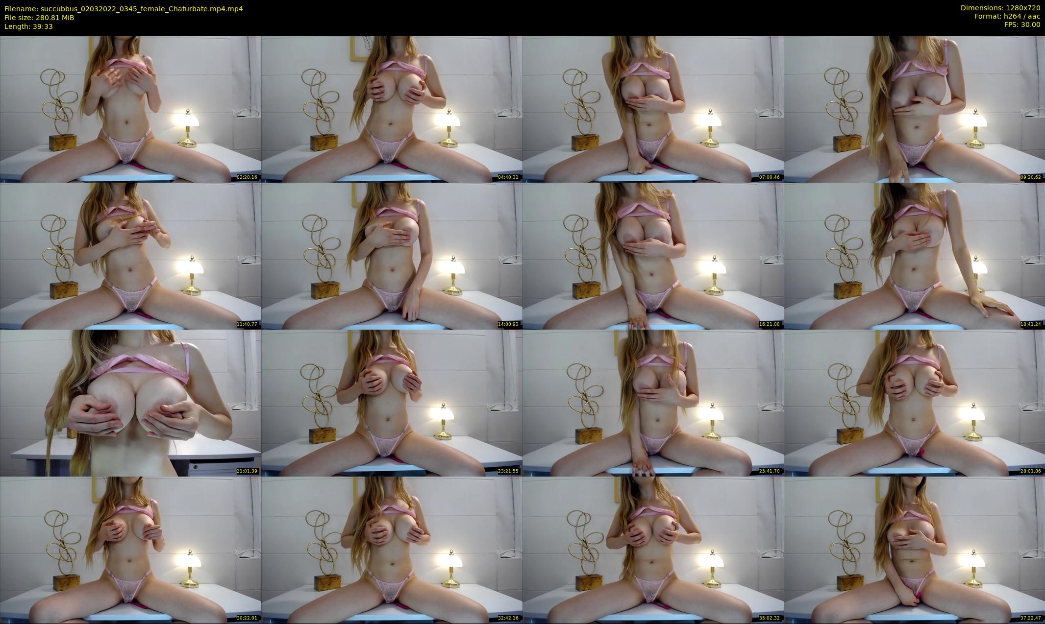 succubbus — 40 minute Chaturbate female cam show recording, 720p, Mar 2, 2022