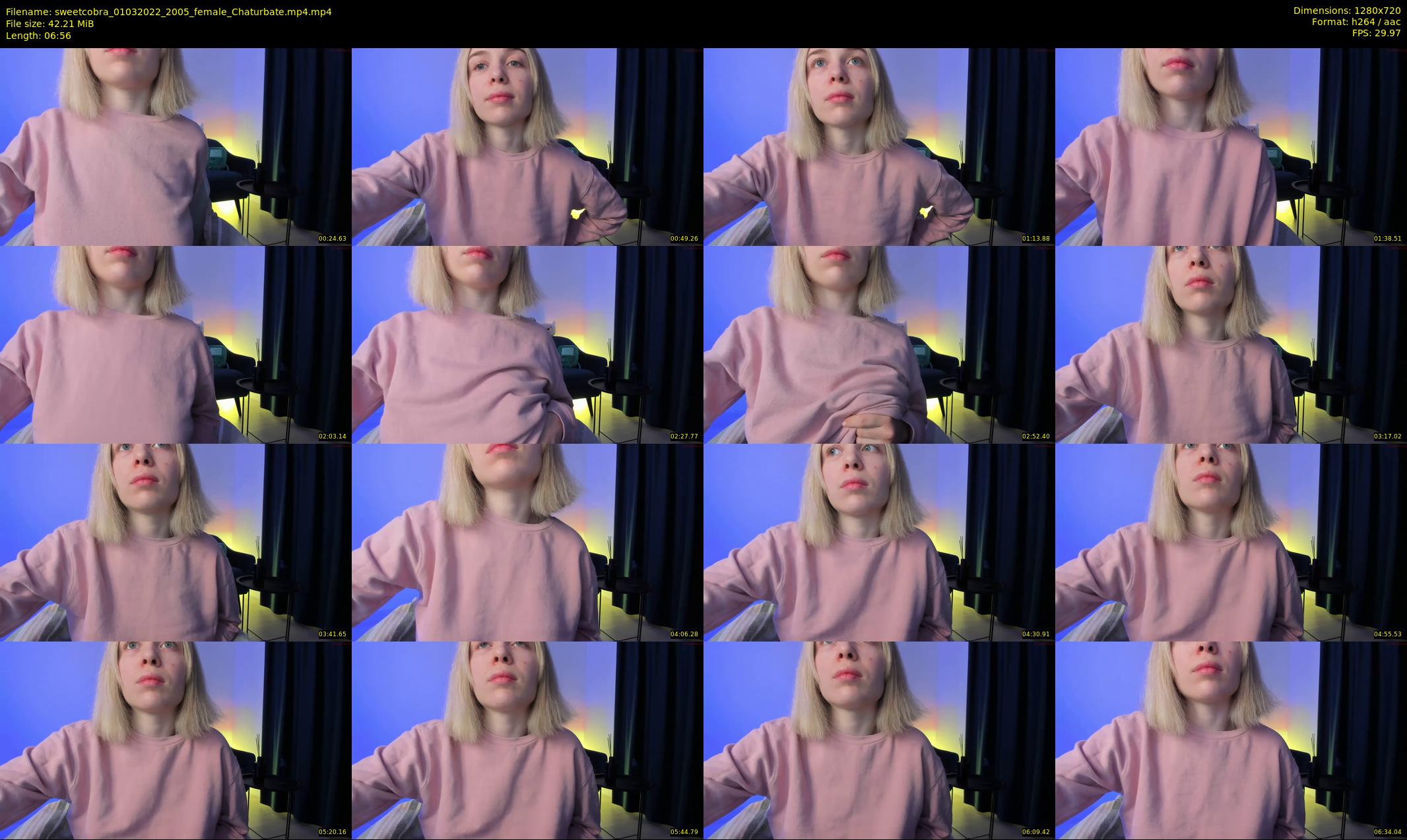 sweetcobra — 7 minute Chaturbate female cam show recording, 720p, Mar 1, 2022