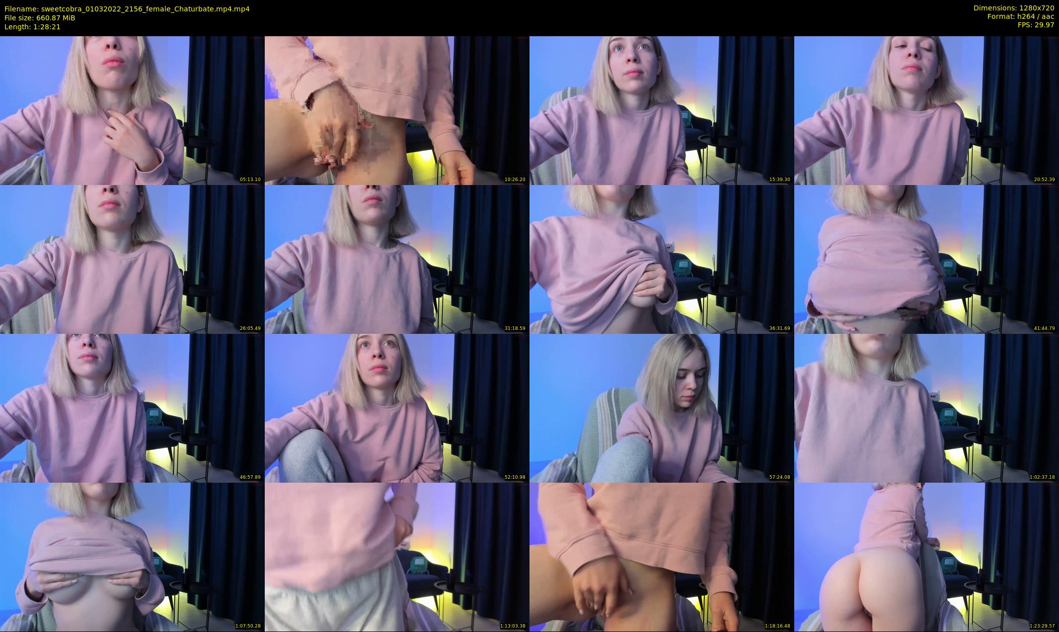sweetcobra — 89 minute Chaturbate female cam show recording, 720p, Mar 1, 2022