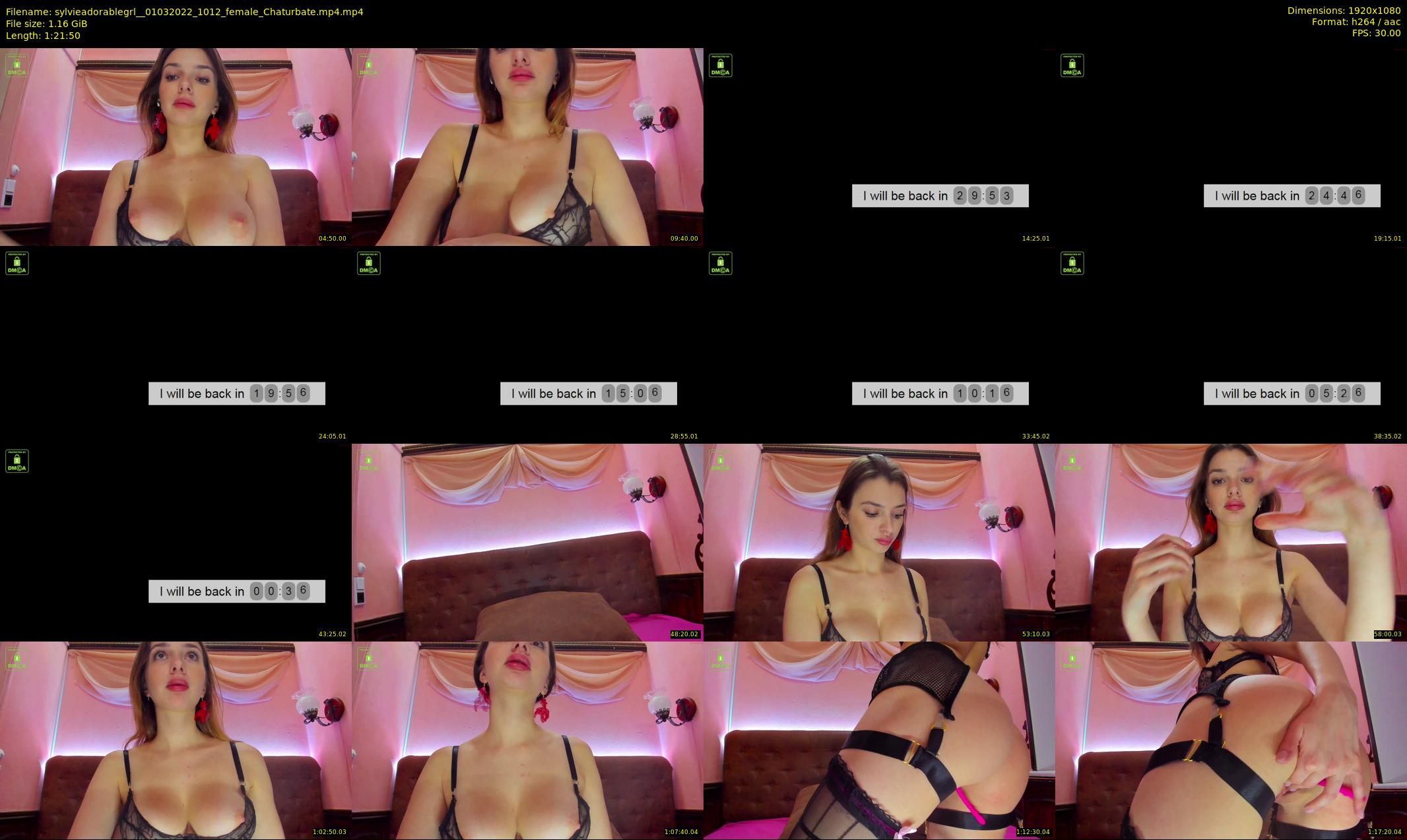 sylvieadorablegrl_ — 82 minute Chaturbate female cam show recording, 1080p, Mar 1, 2022