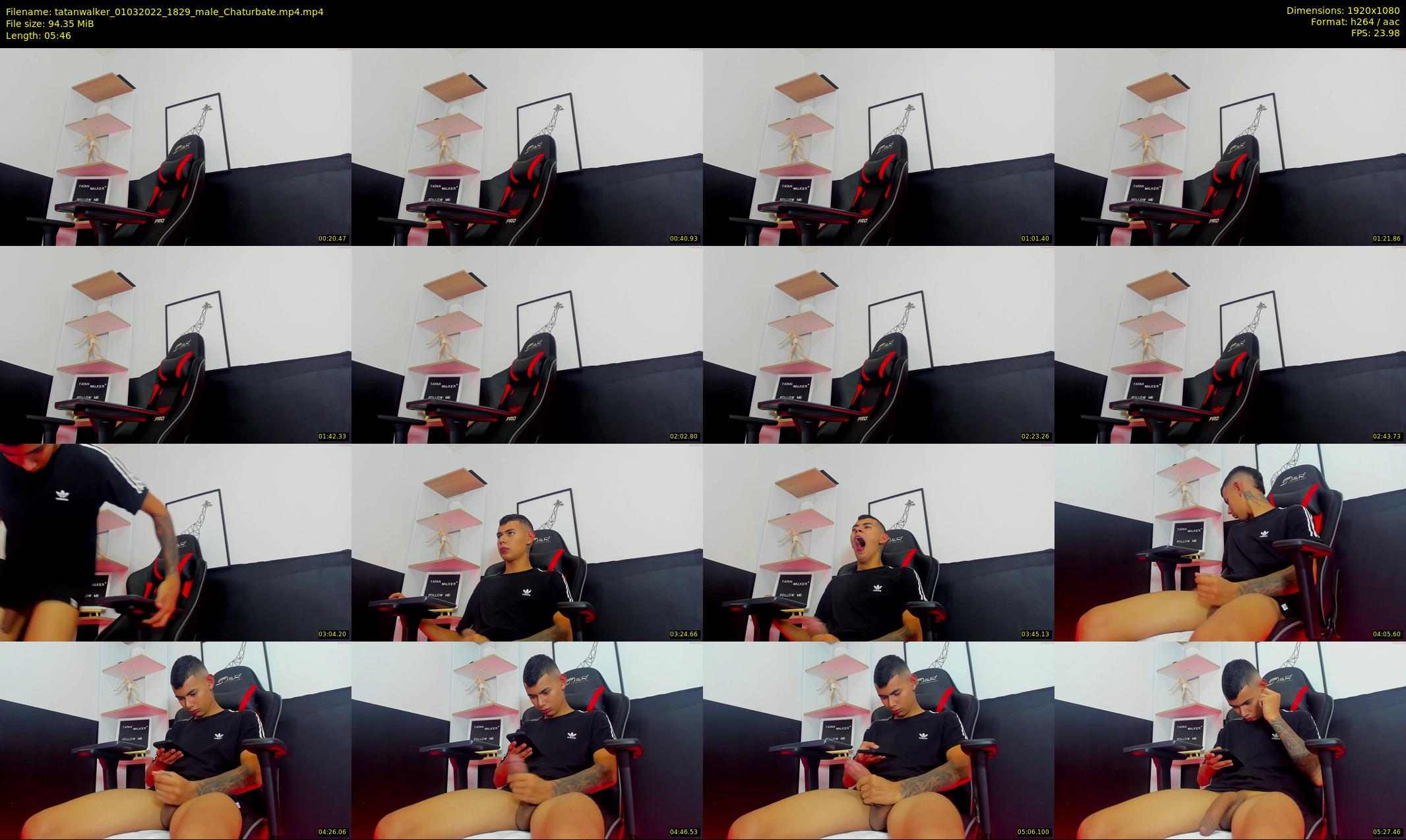 tatanwalker — 6 minute Chaturbate male cam show recording, 1080p, Mar 1, 2022