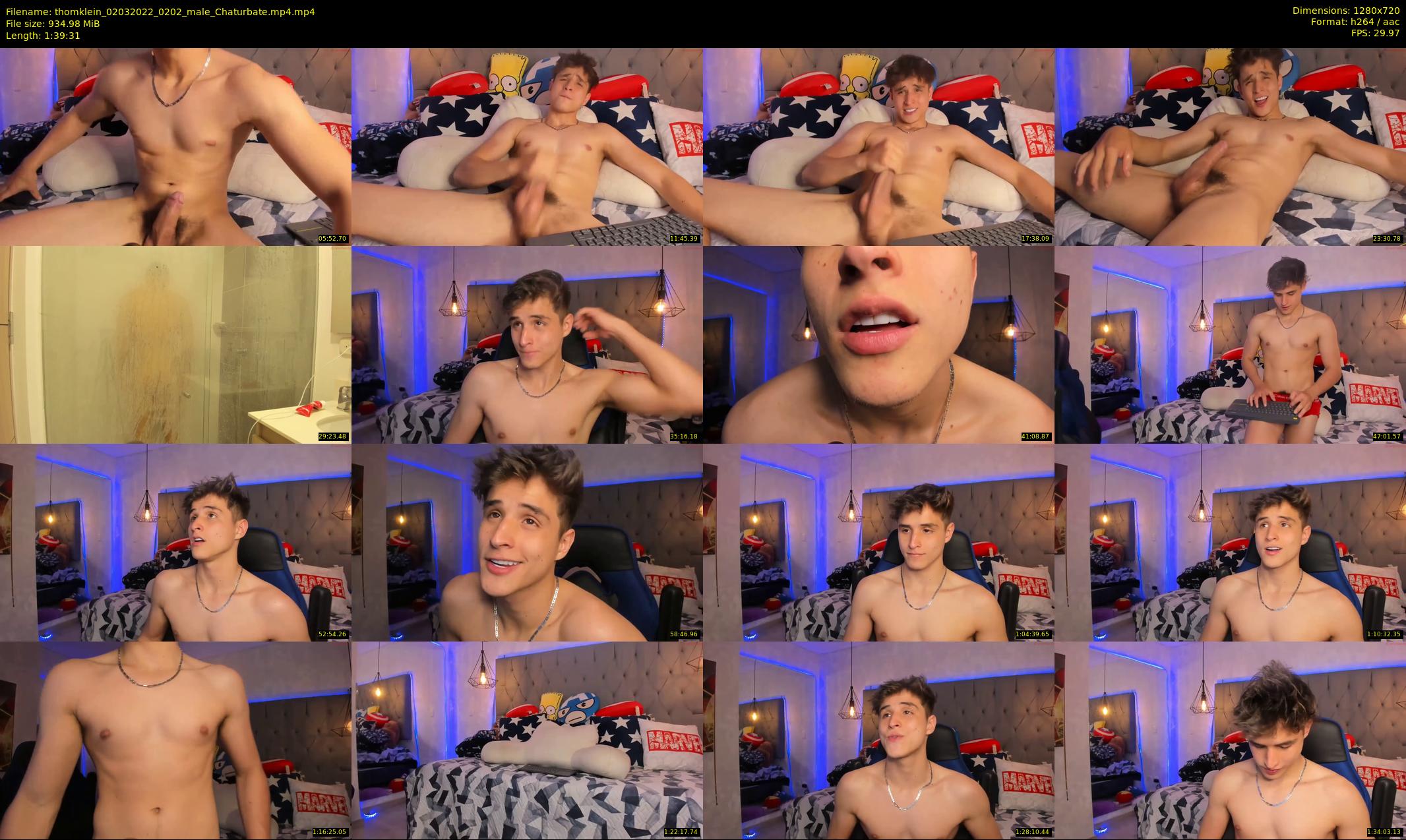 thomklein — 100 minute Chaturbate male cam show recording, 720p, Mar 2, 2022