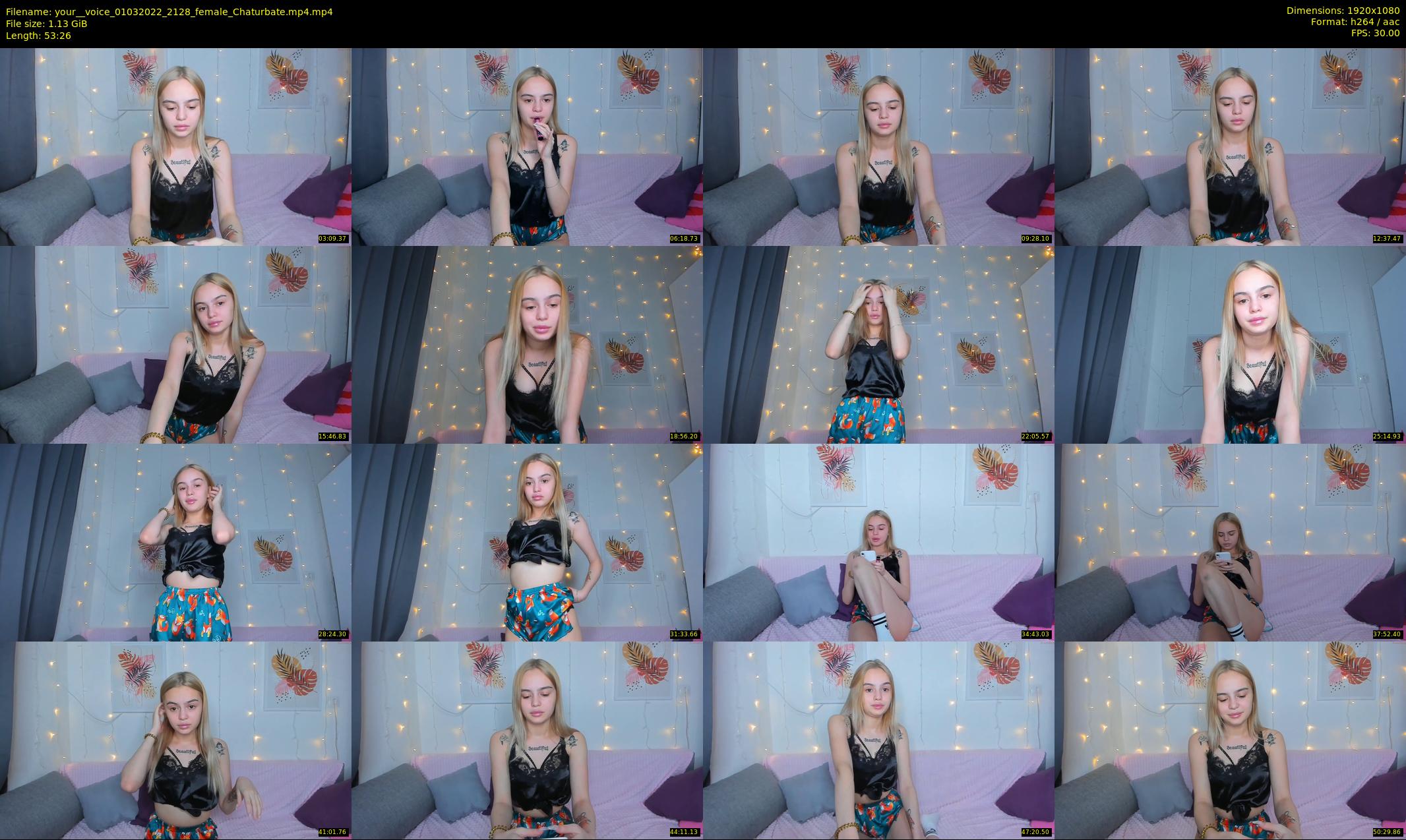 your__voice — 54 minute Chaturbate female cam show recording, 1080p, Mar 1, 2022