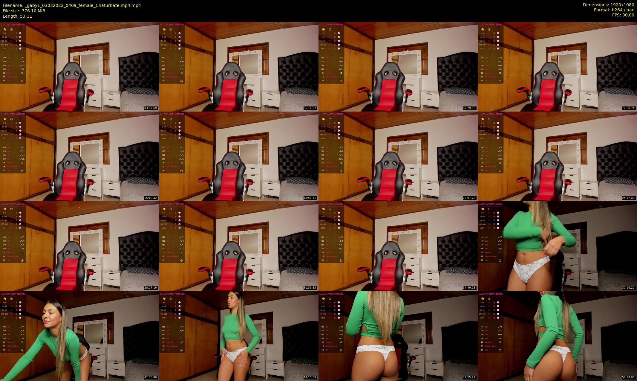 _gaby1 — 54 minute Chaturbate female cam show recording, 1080p, Mar 3, 2022