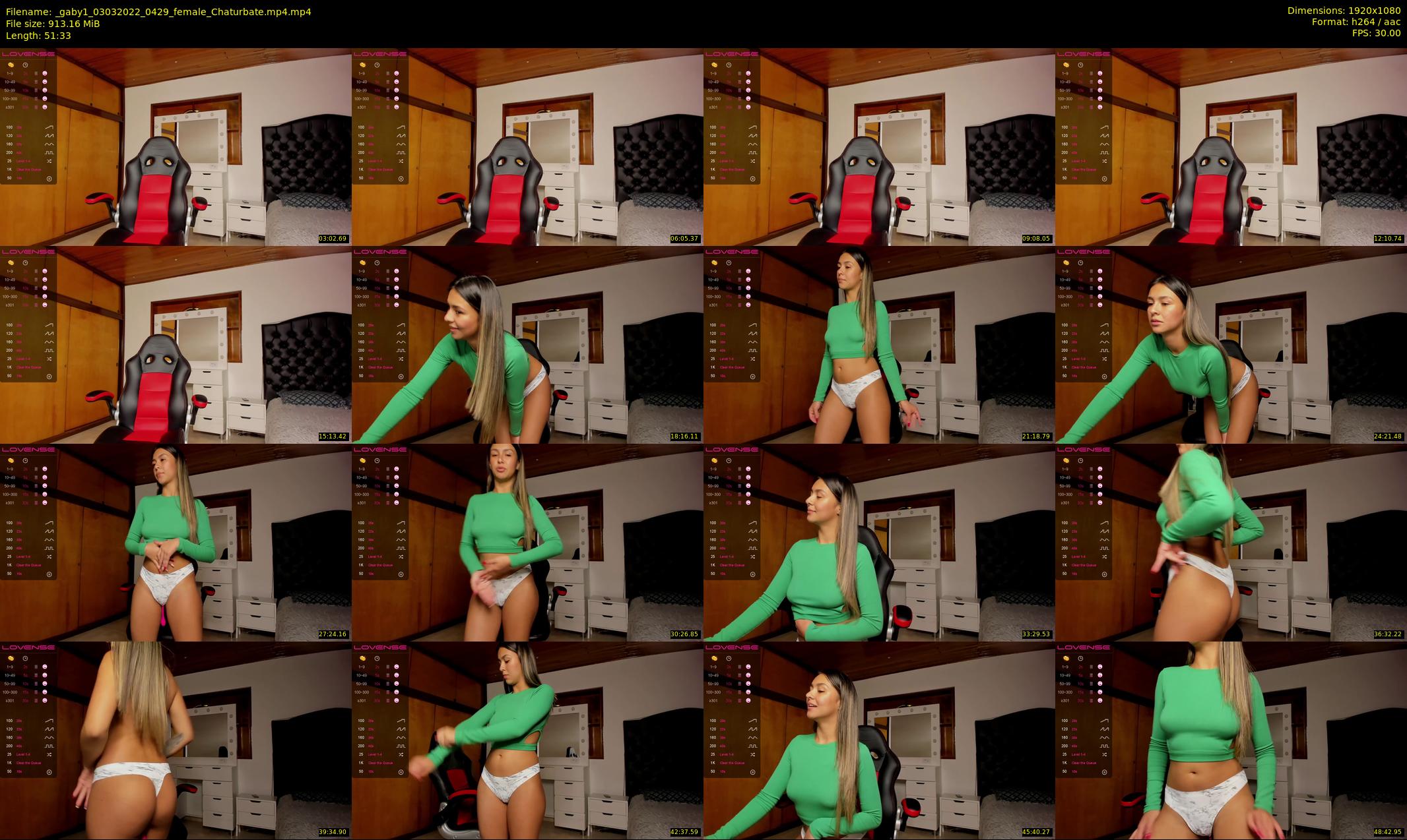 _gaby1 — 52 minute Chaturbate female cam show recording, 1080p, Mar 3, 2022