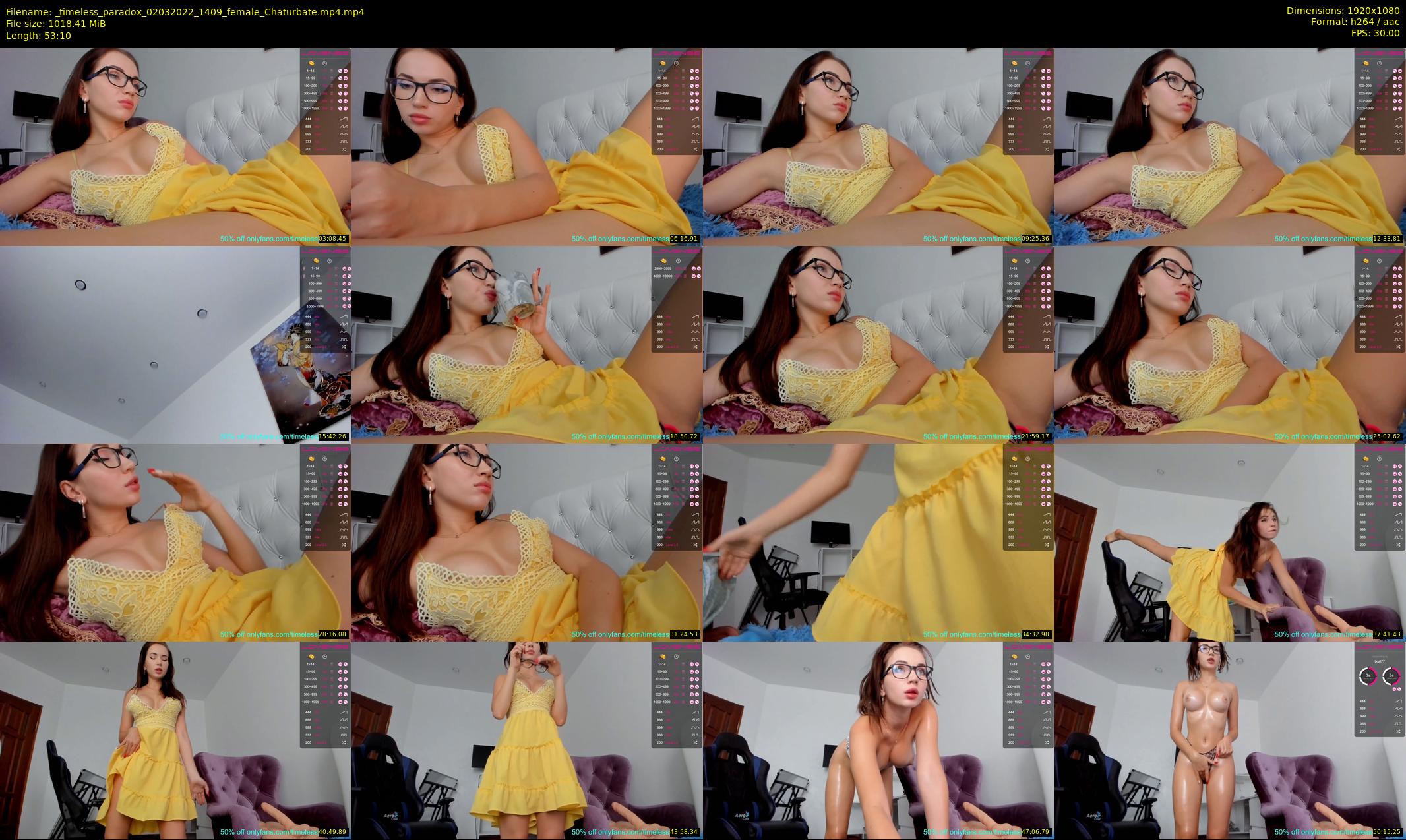 _timeless_paradox — 54 minute Chaturbate female cam show recording, 1080p, Mar 2, 2022