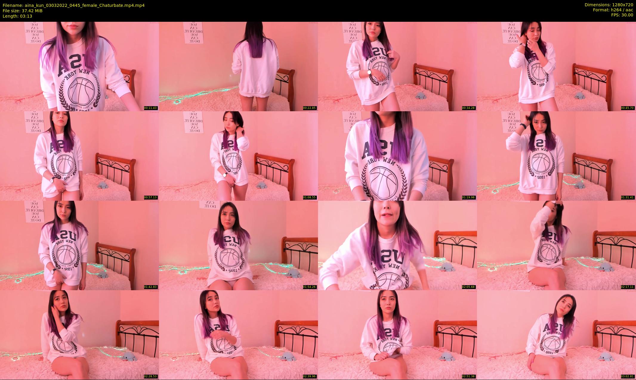 aina_kun — 4 minute Chaturbate female cam show recording, 720p, Mar 3, 2022