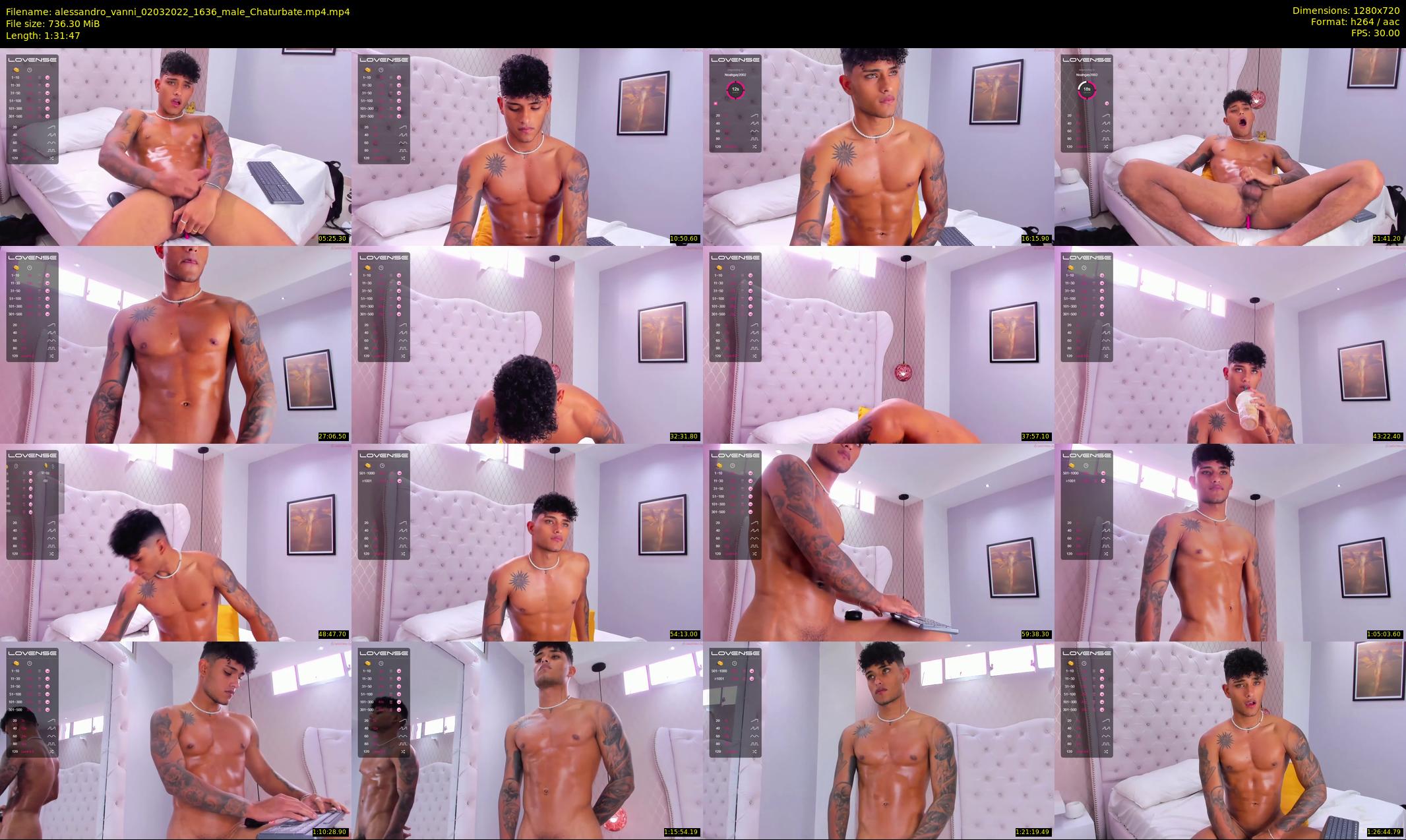 alessandro_vanni — 92 minute Chaturbate male cam show recording, 720p, Mar 2, 2022