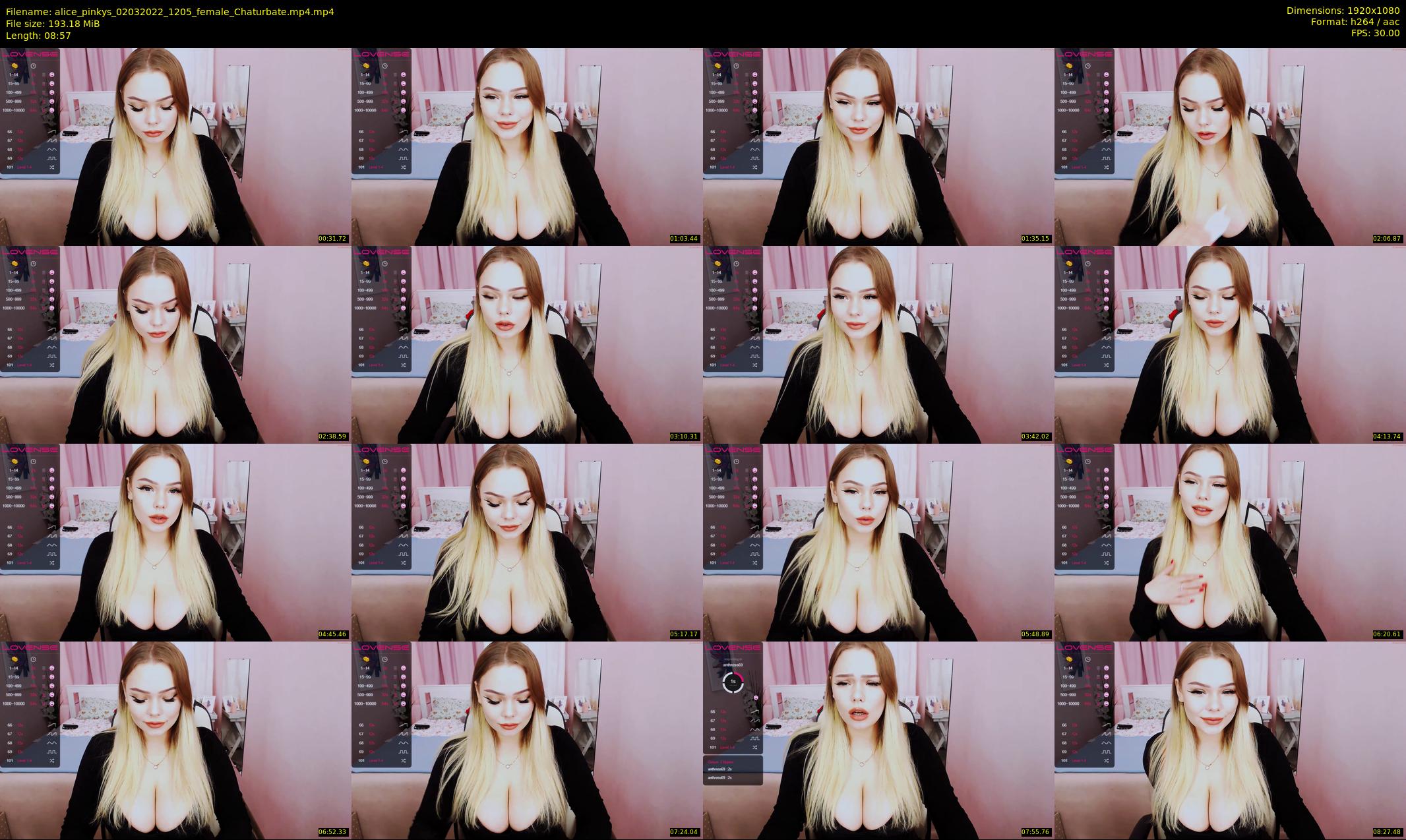 alice_pinkys — 9 minute Chaturbate female cam show recording, 1080p, Mar 2, 2022