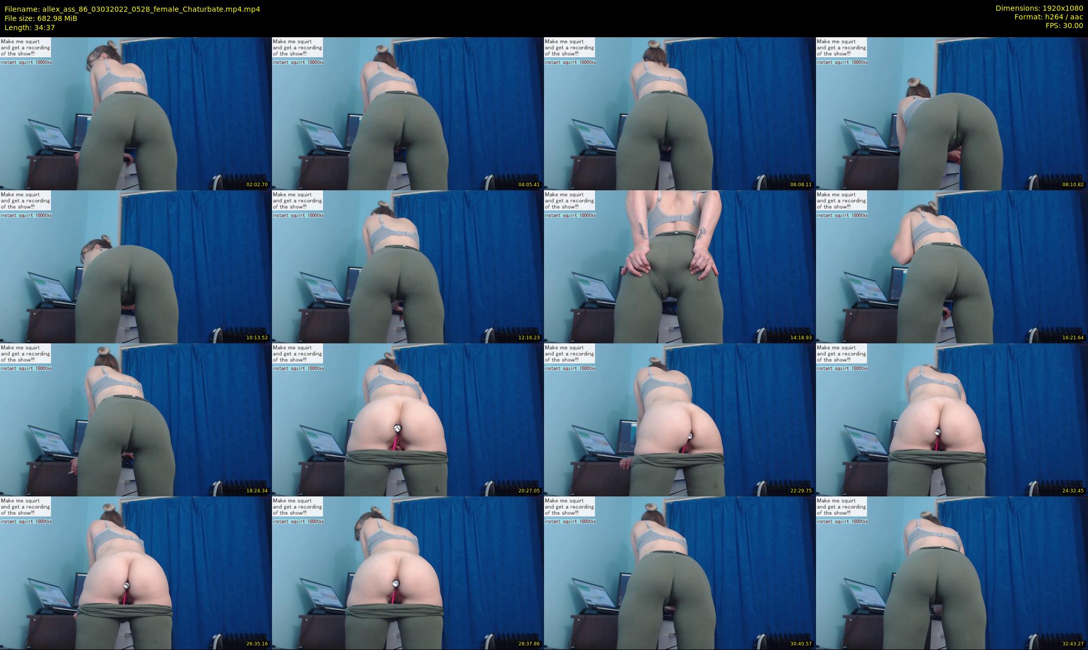 allex_ass_86 — 35 minute Chaturbate female cam show recording, 1080p, Mar 3, 2022