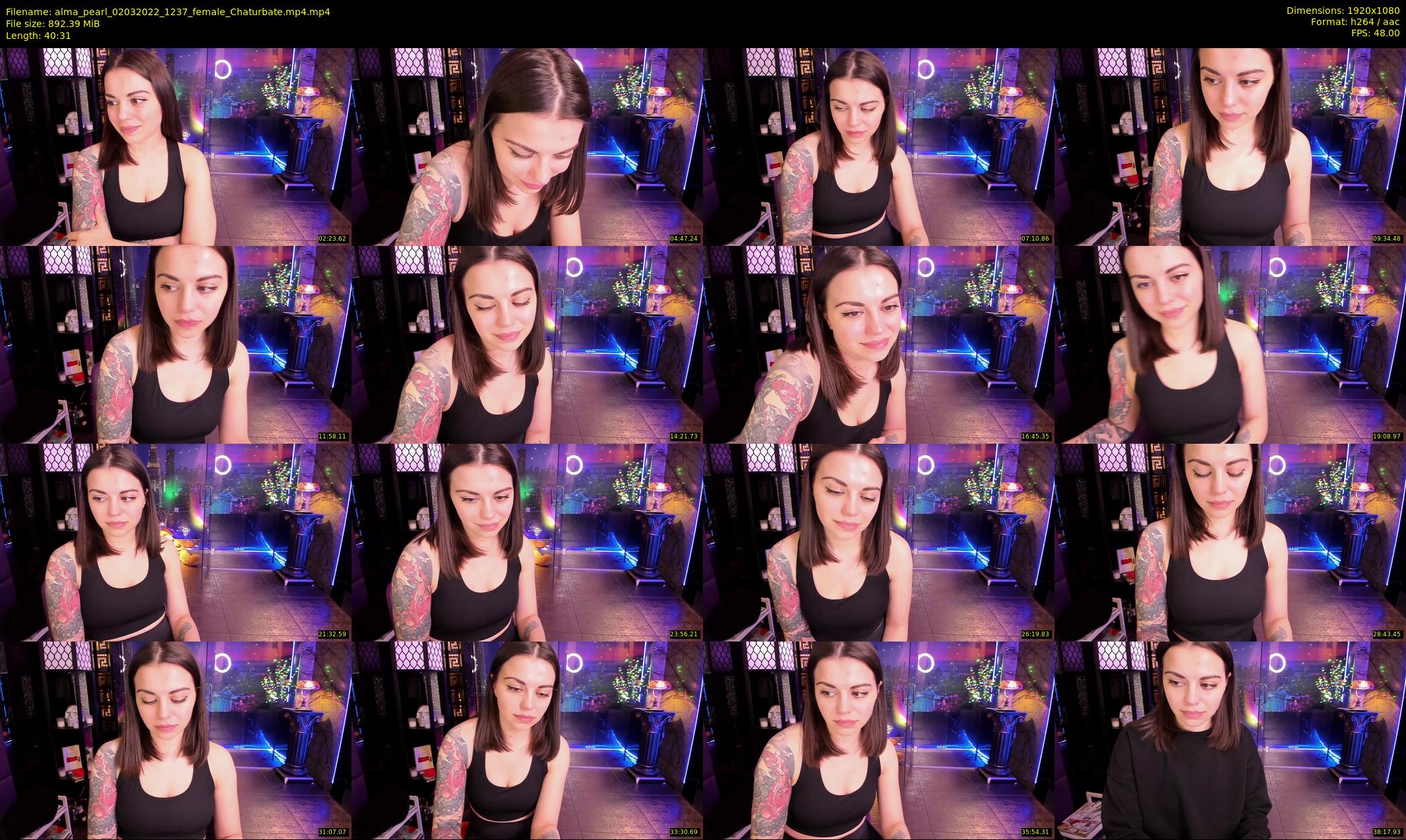alma_pearl — 41 minute Chaturbate female cam show recording, 1080p, Mar 2, 2022