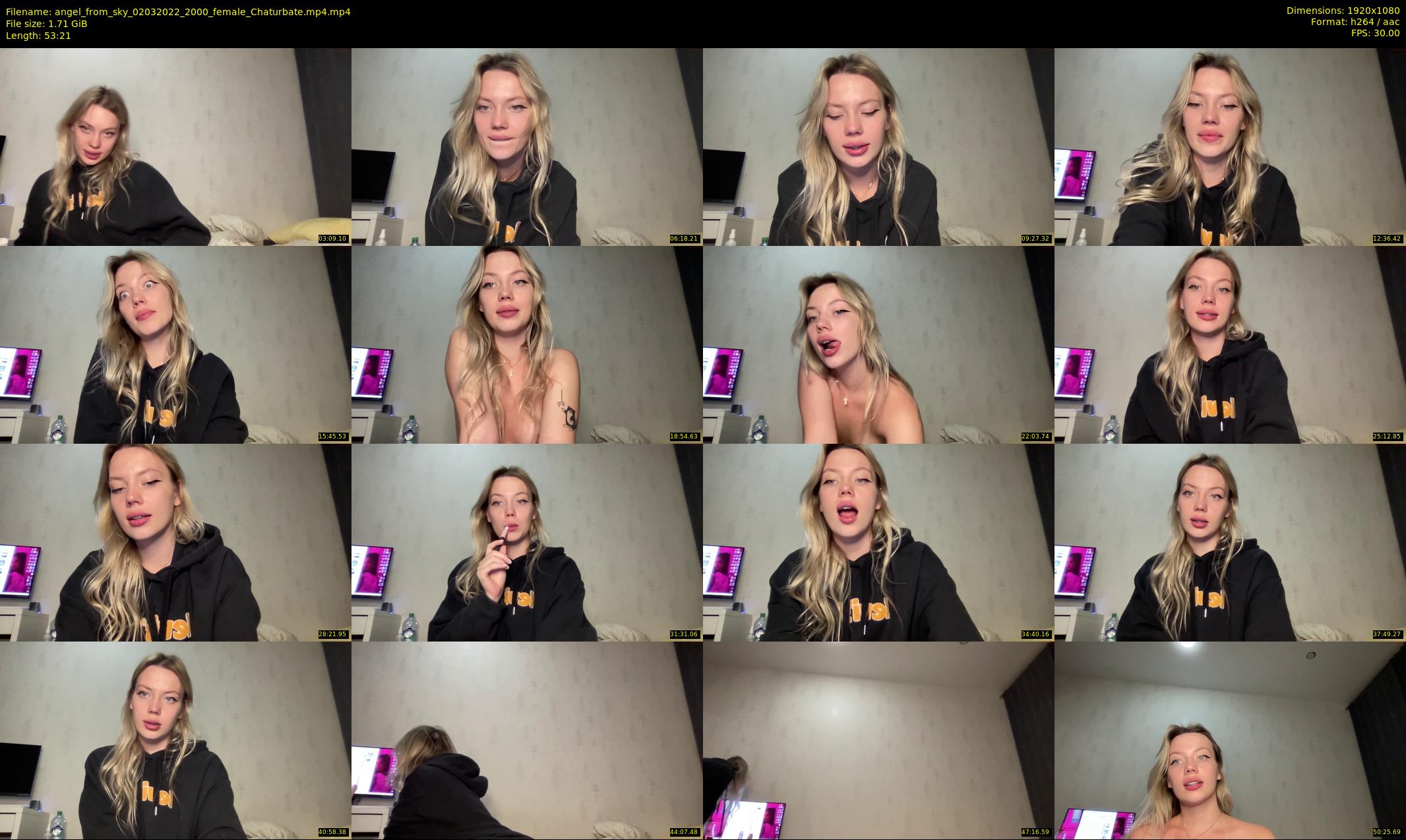 angel_from_sky — 54 minute Chaturbate female cam show recording, 1080p, Mar 2, 2022