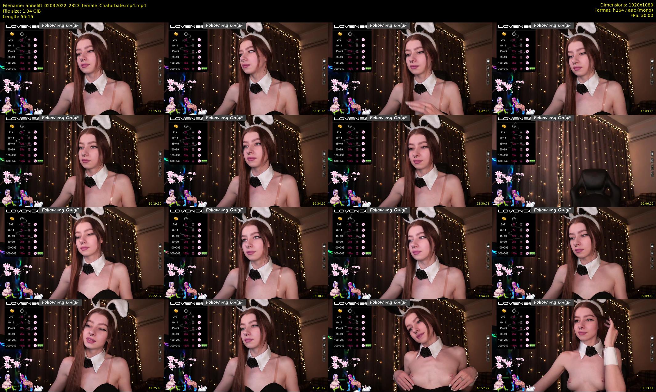 annelitt — 56 minute Chaturbate female cam show recording, 1080p, Mar 2, 2022