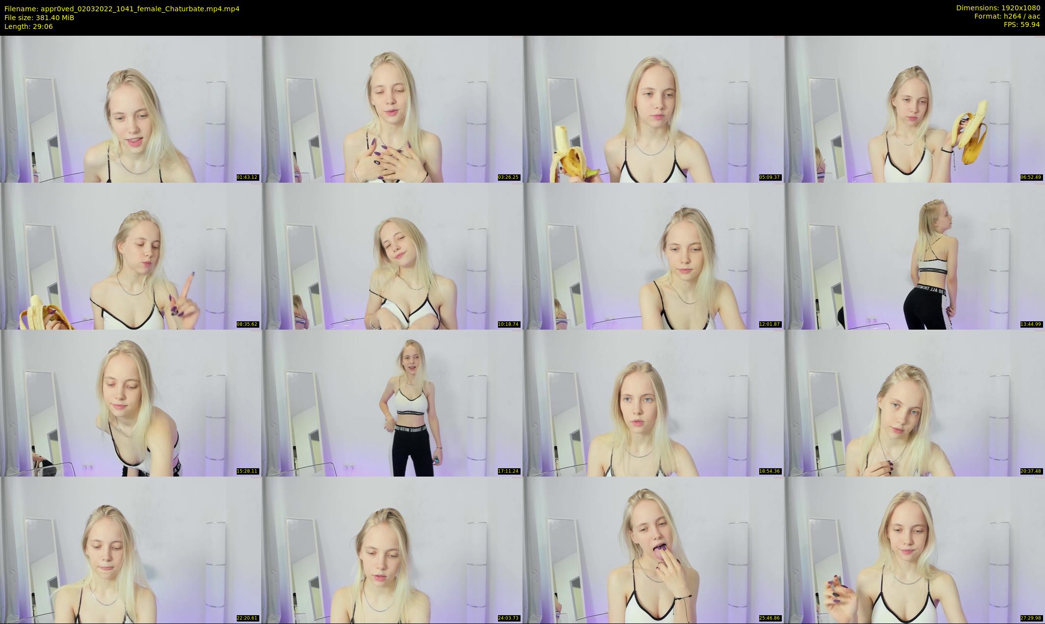 appr0ved — 30 minute Chaturbate female cam show recording, 1080p, Mar 2, 2022