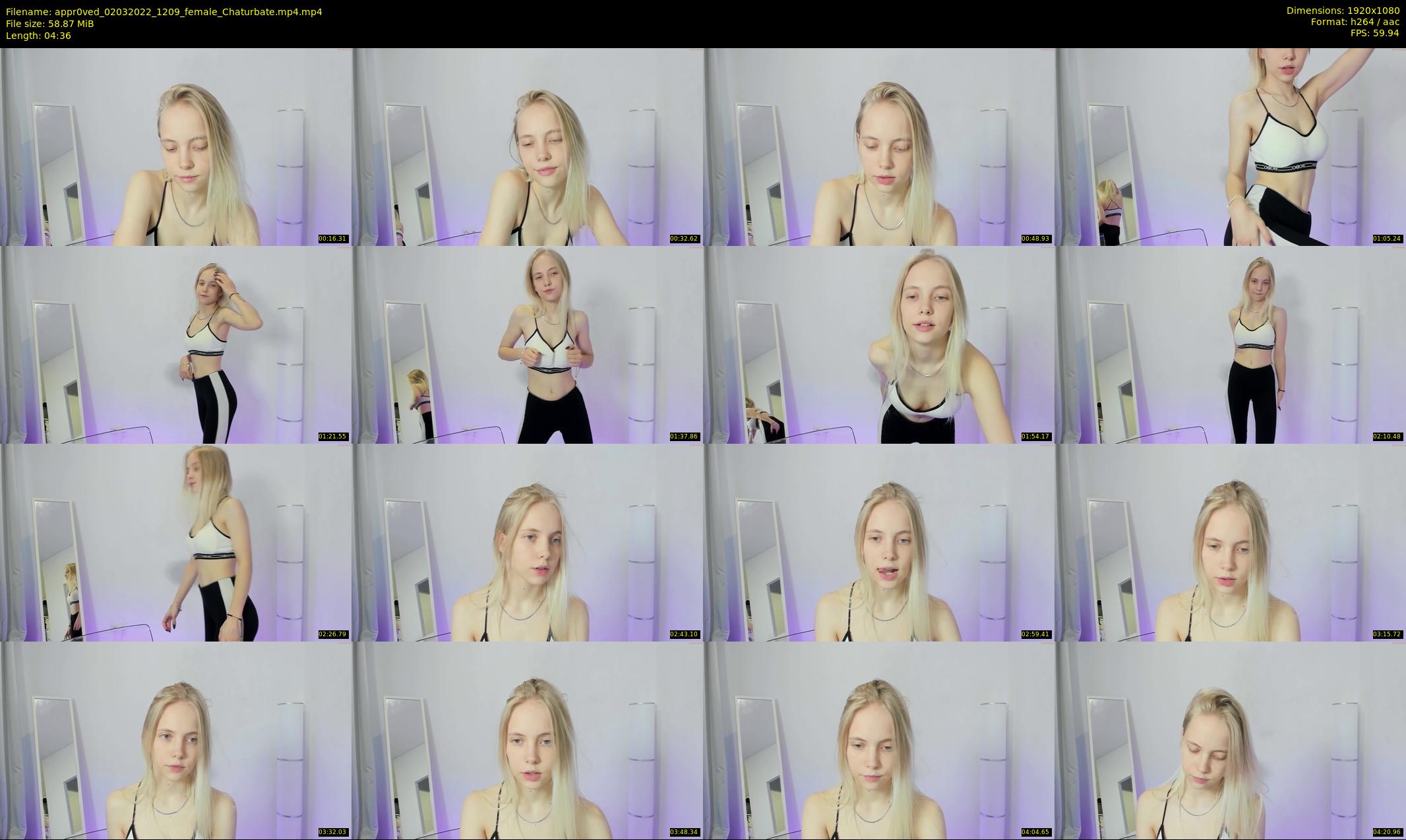appr0ved — 5 minute Chaturbate female cam show recording, 1080p, Mar 2, 2022