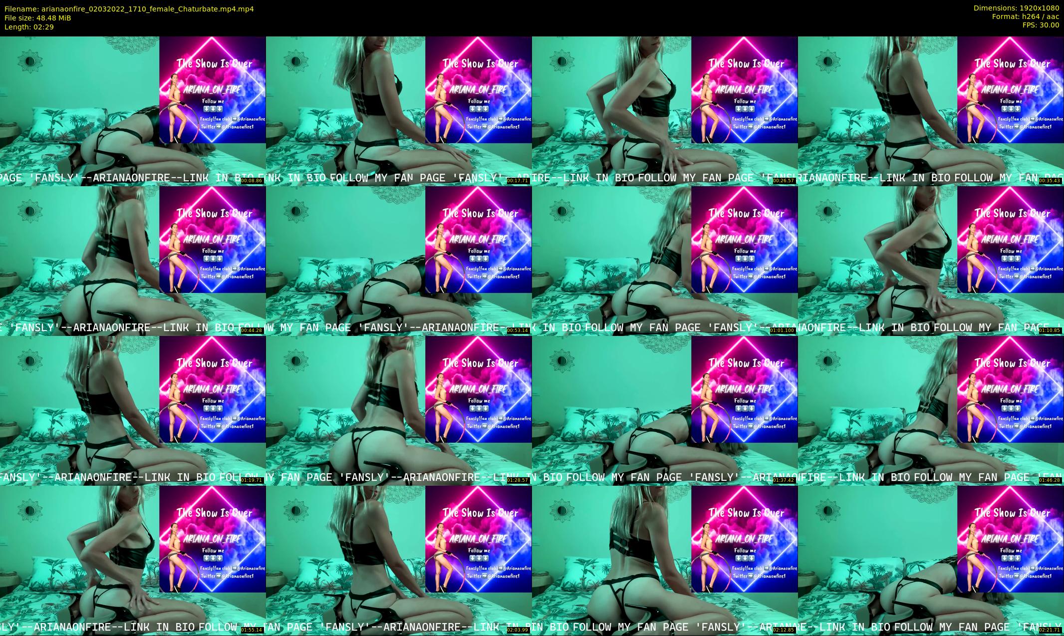arianaonfire — 3 minute Chaturbate couple cam show recording, 1080p, Mar 2, 2022