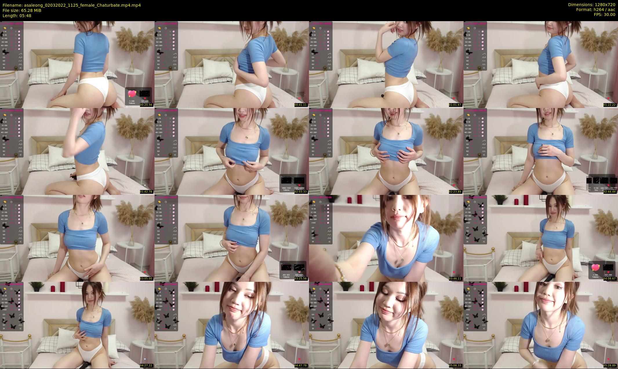 asaleong — 6 minute Chaturbate female cam show recording, 720p, Mar 2, 2022