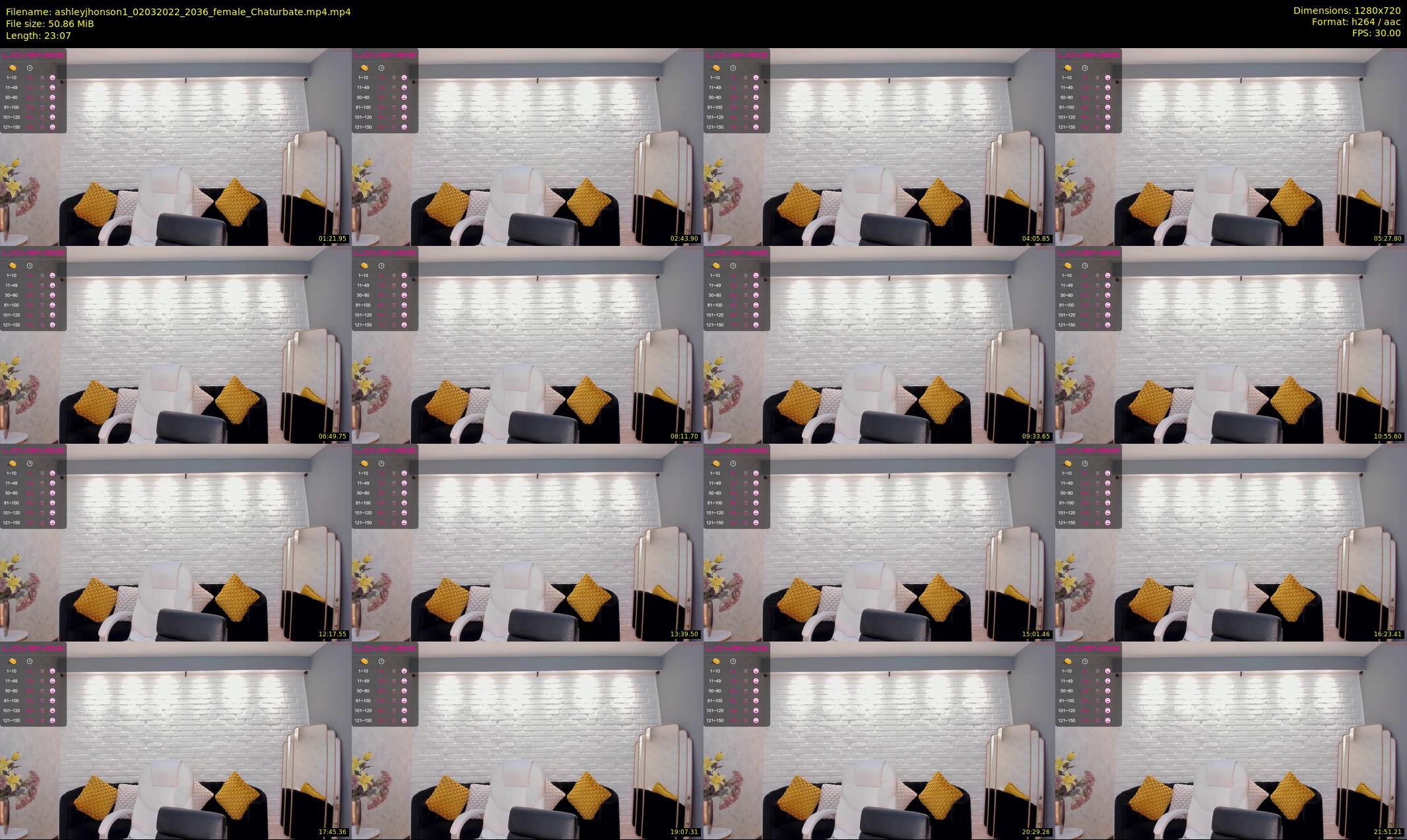 ashleyjhonson1 — 24 minute Chaturbate female cam show recording, 720p, Mar 2, 2022