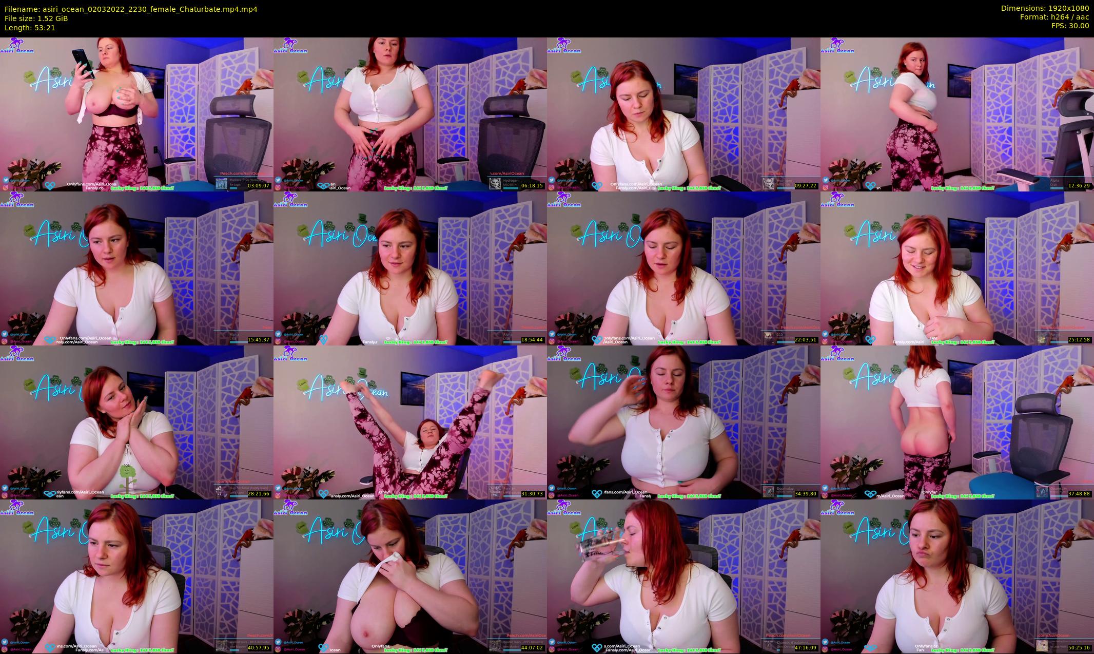 asiri_ocean — 54 minute Chaturbate female cam show recording, 1080p, Mar 2, 2022