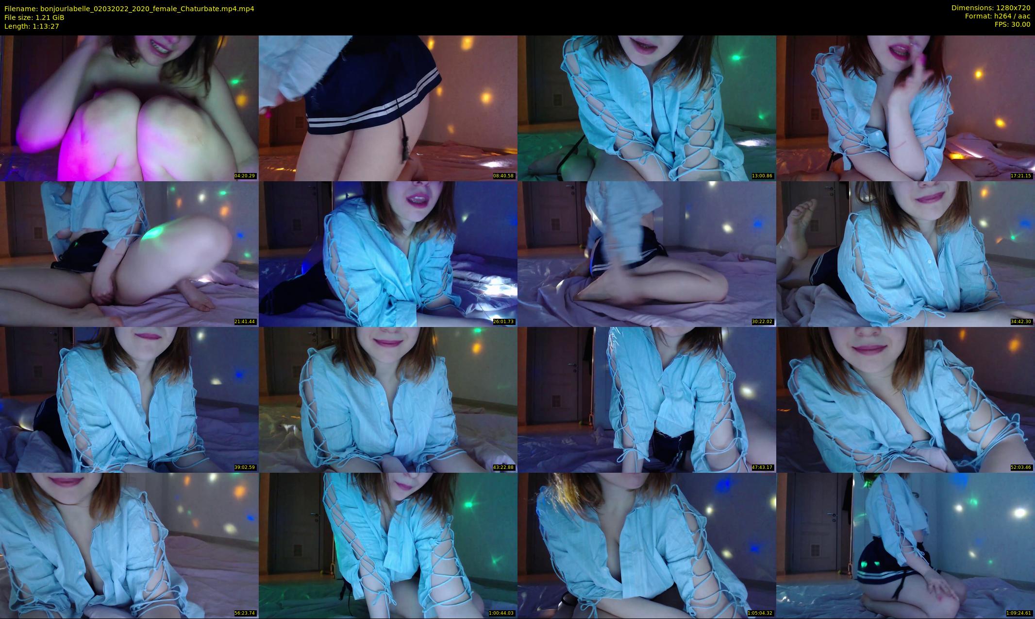 bonjourlabelle — 74 minute Chaturbate female cam show recording, 720p, Mar 2, 2022