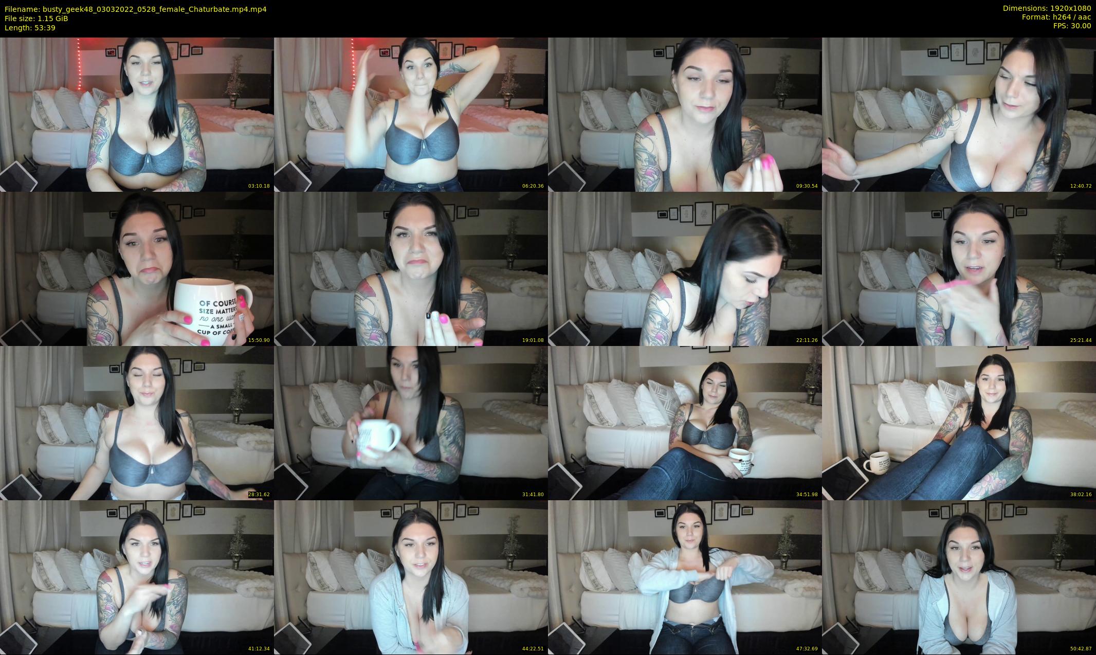 busty_geek48 — 54 minute Chaturbate female cam show recording, 1080p, Mar 3, 2022