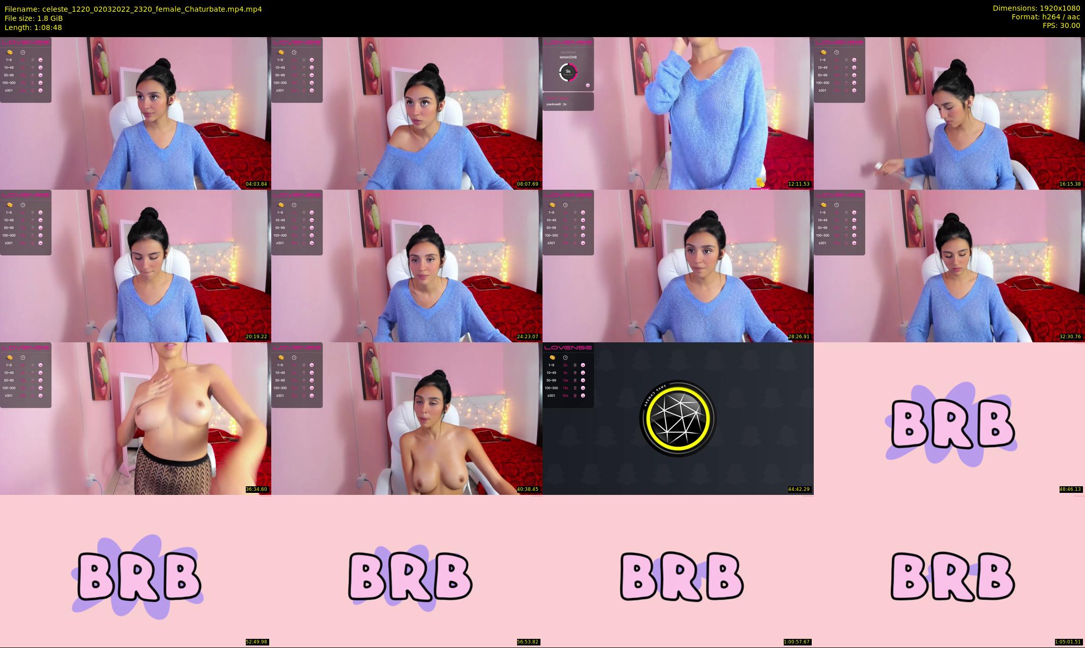 celeste_1220 — 69 minute Chaturbate female cam show recording, 1080p, Mar 2, 2022