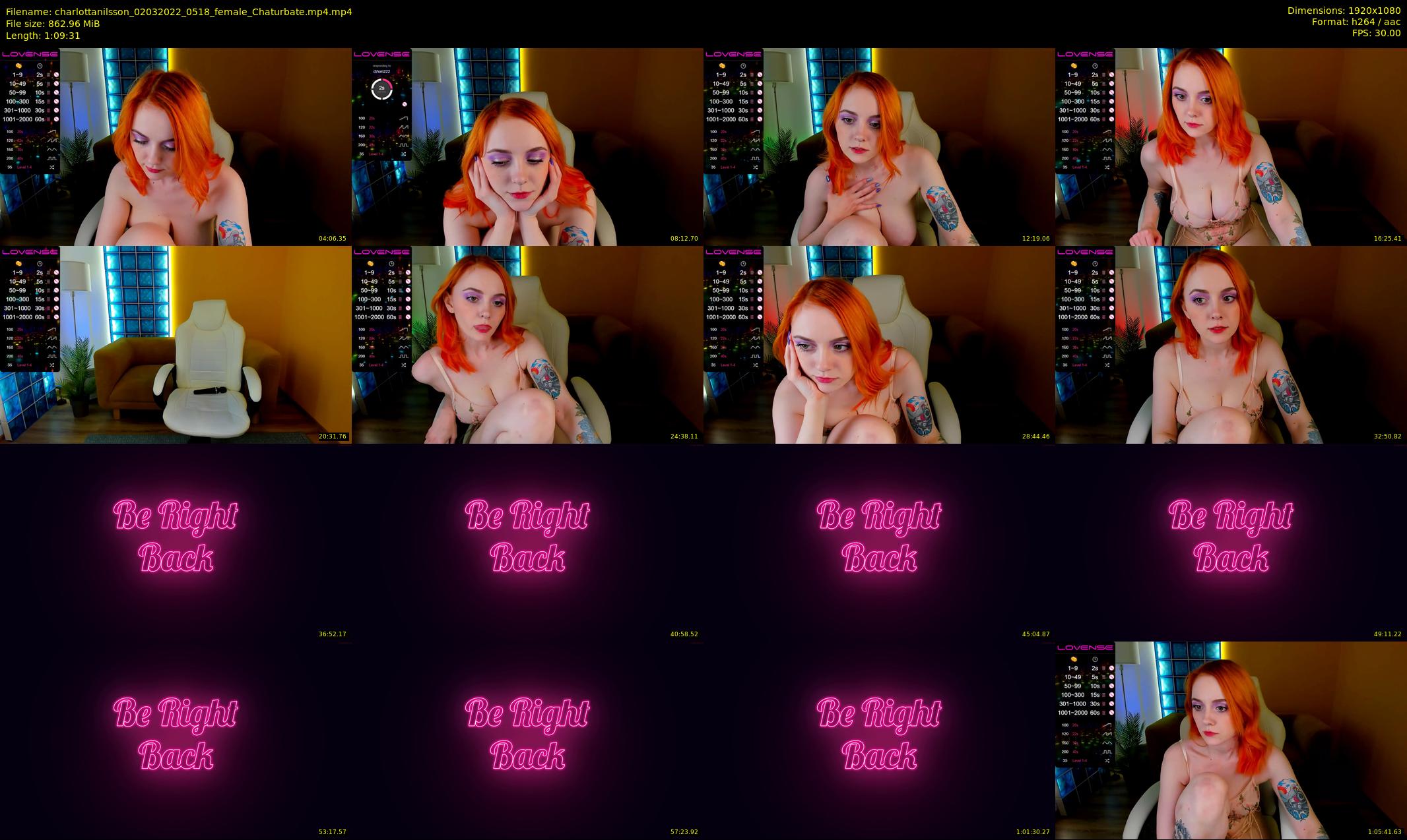 charlottanilsson — 70 minute Chaturbate female cam show recording, 1080p, Mar 2, 2022