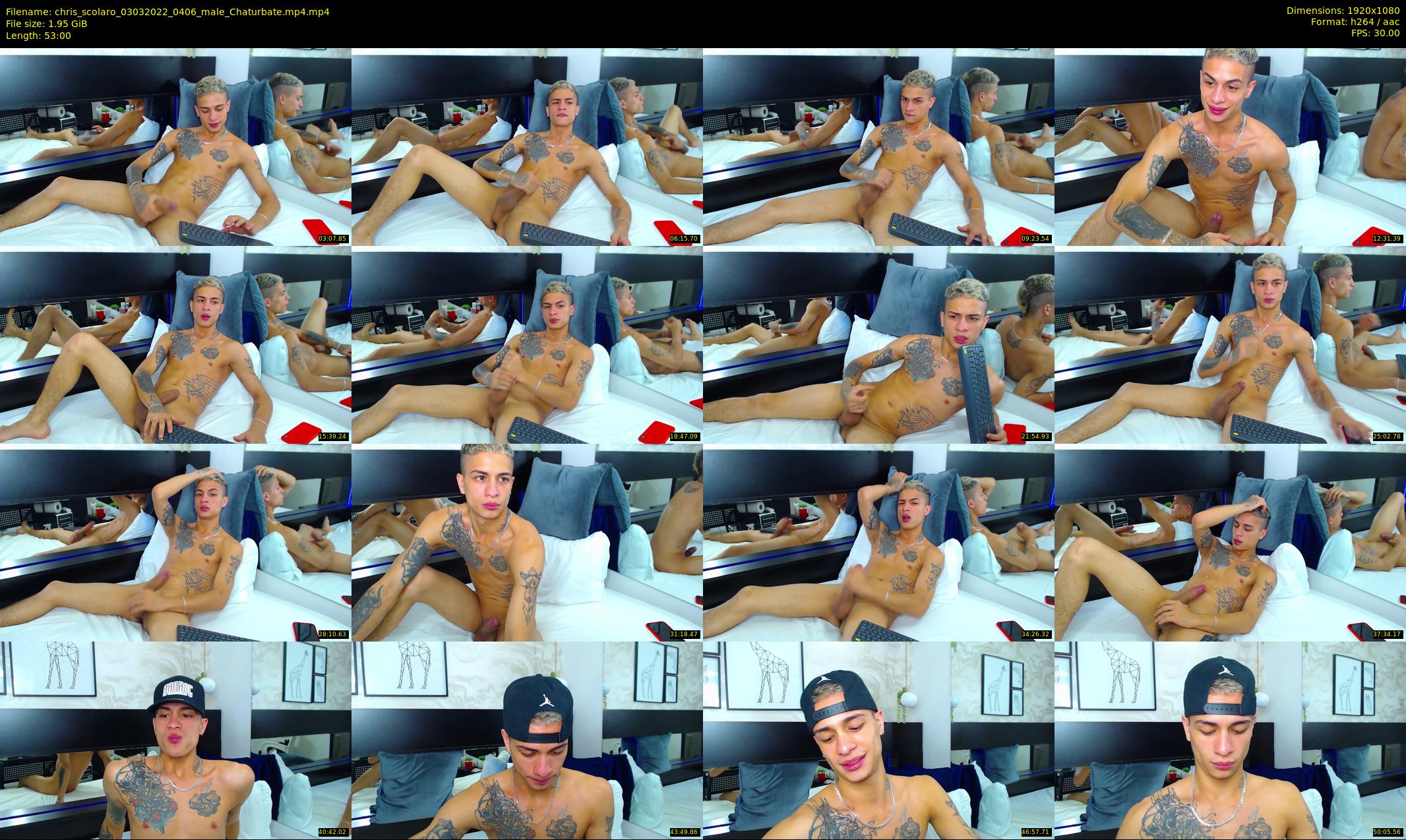 chris_scolaro — 53 minute Chaturbate male cam show recording, 1080p, Mar 3, 2022