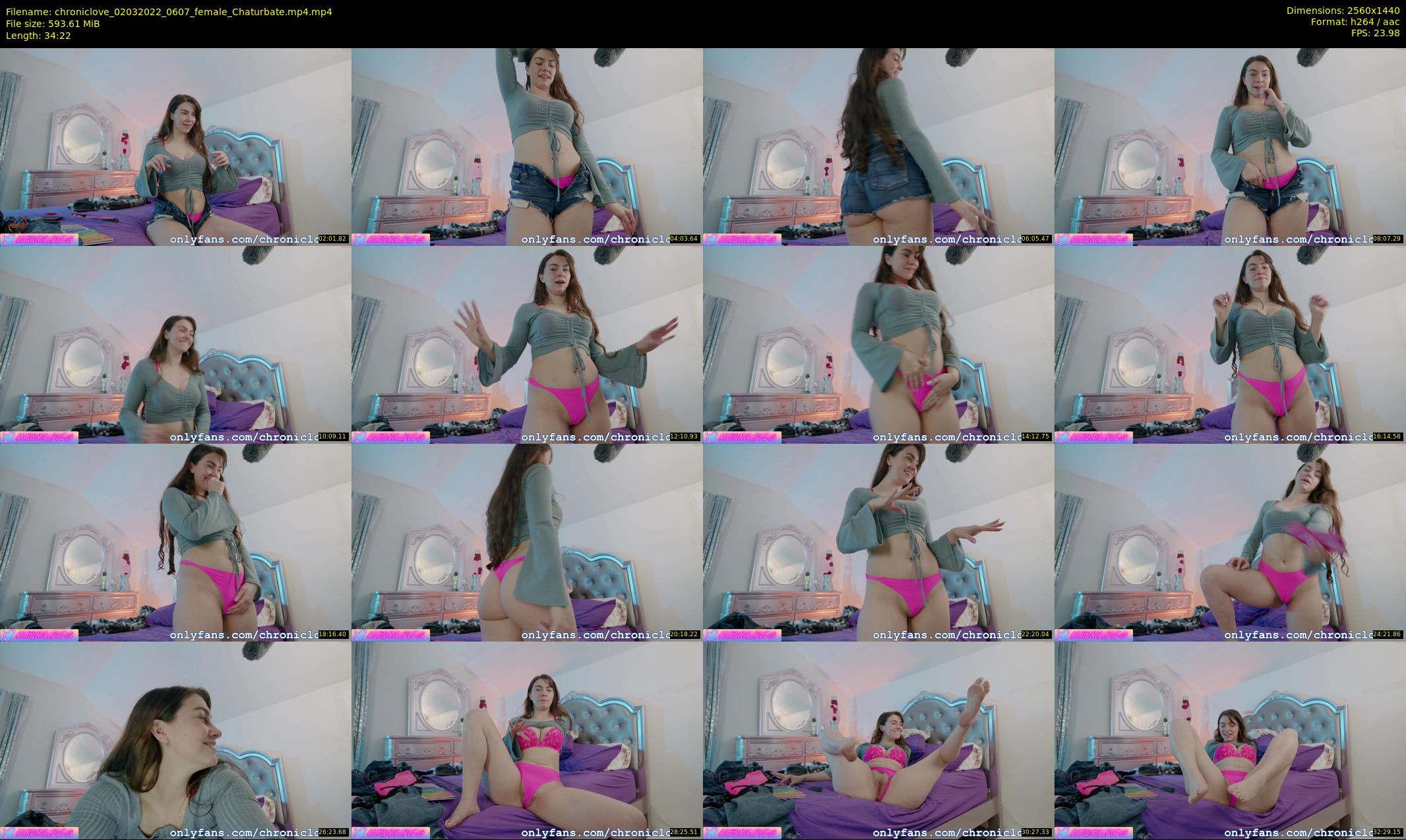 chroniclove — 35 minute Chaturbate female cam show recording, 1080p, Mar 2, 2022