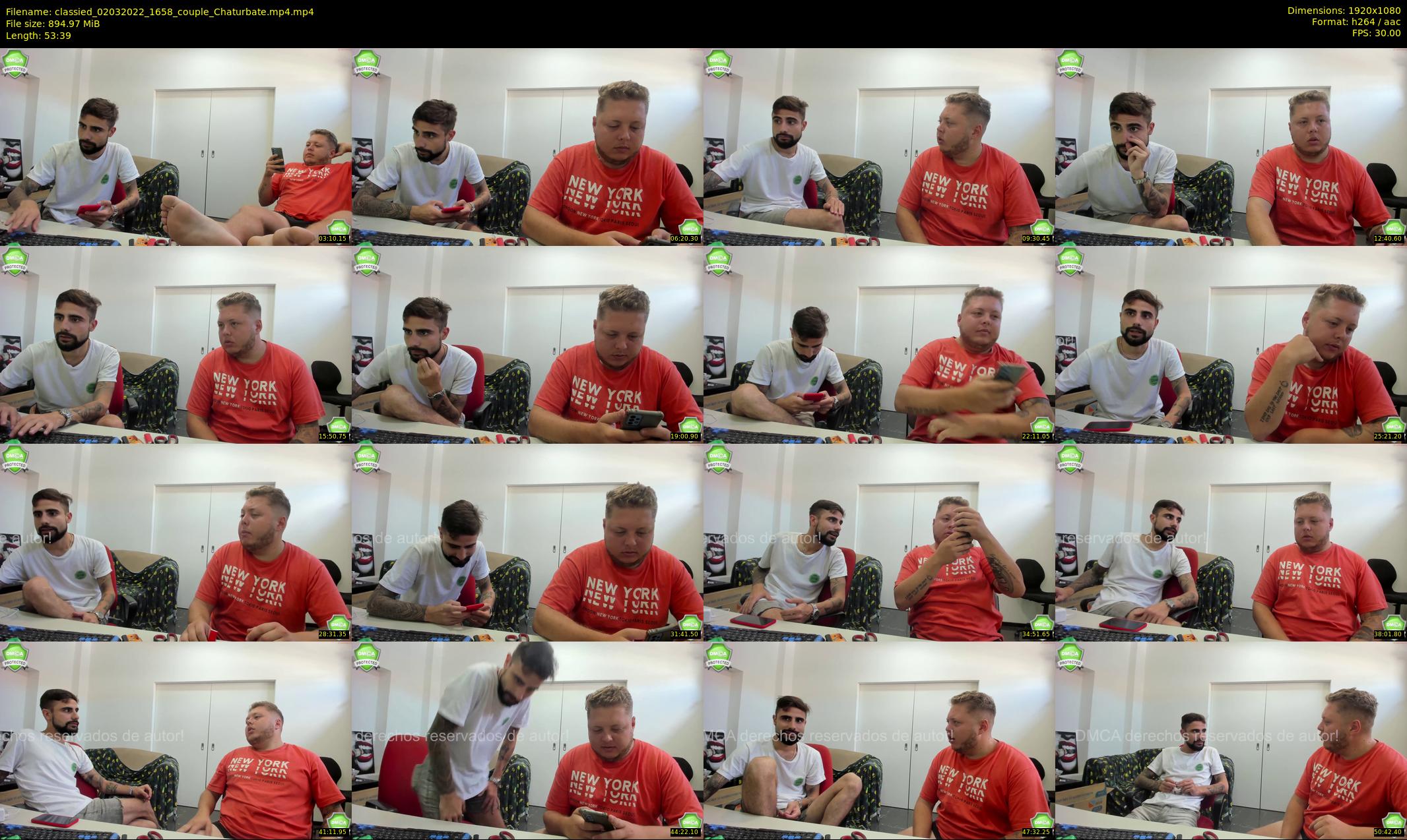 classied — 54 minute Chaturbate male cam show recording, 1080p, Mar 2, 2022